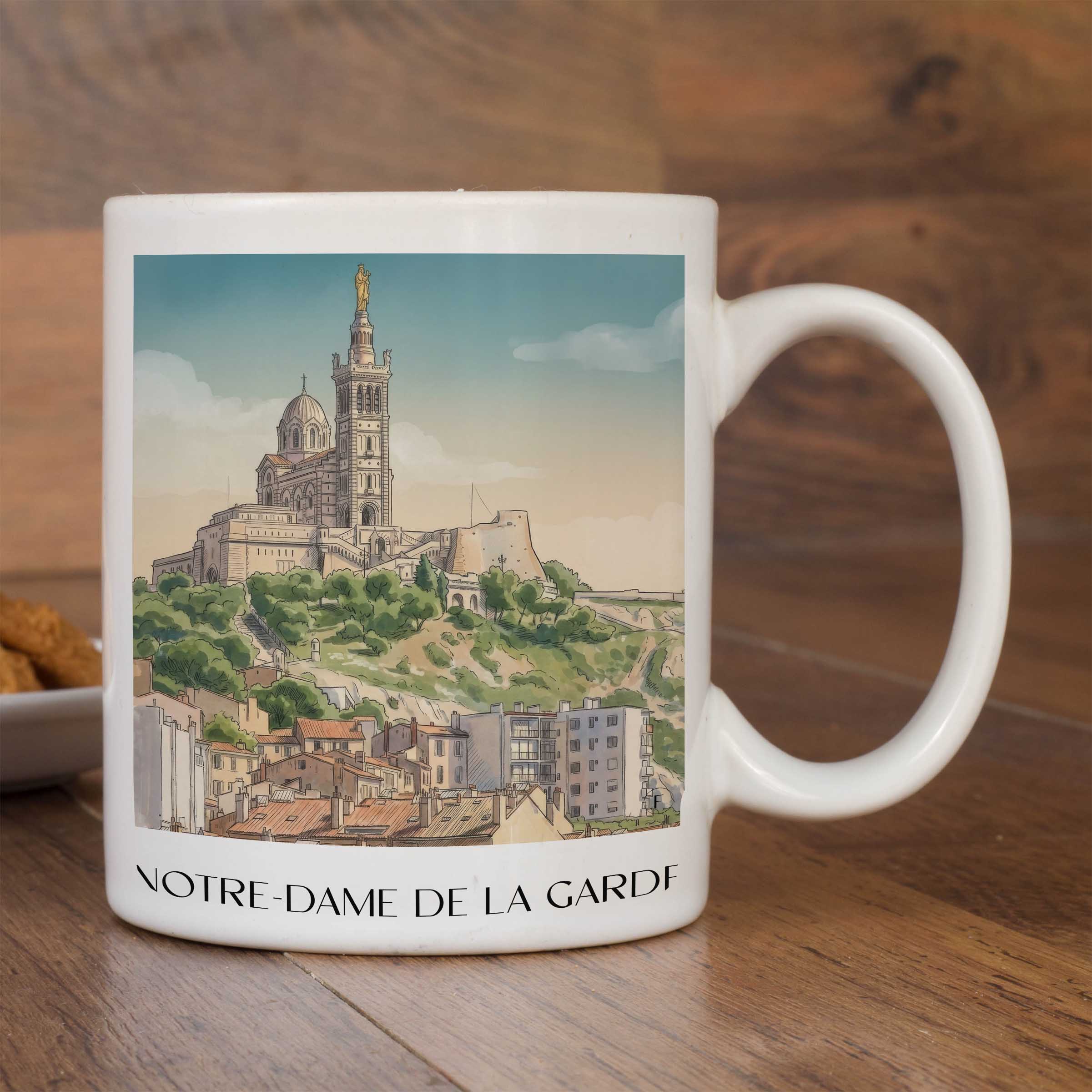 notre-dame-de-la-garde-marseille-frankreich-kaffeebecher-aquarell