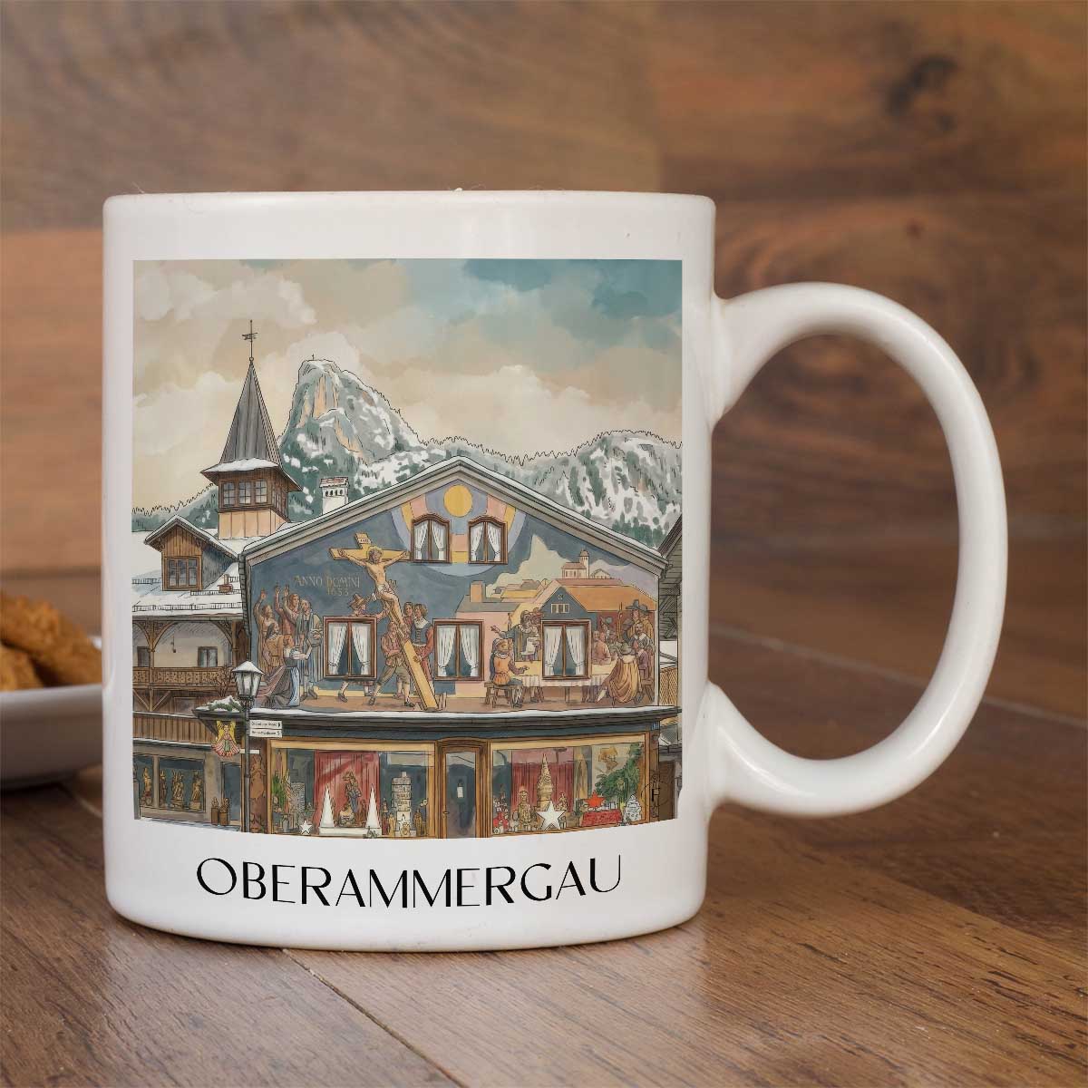 oberammergau-bayern-deutschland-kaffeebecher-aquarell