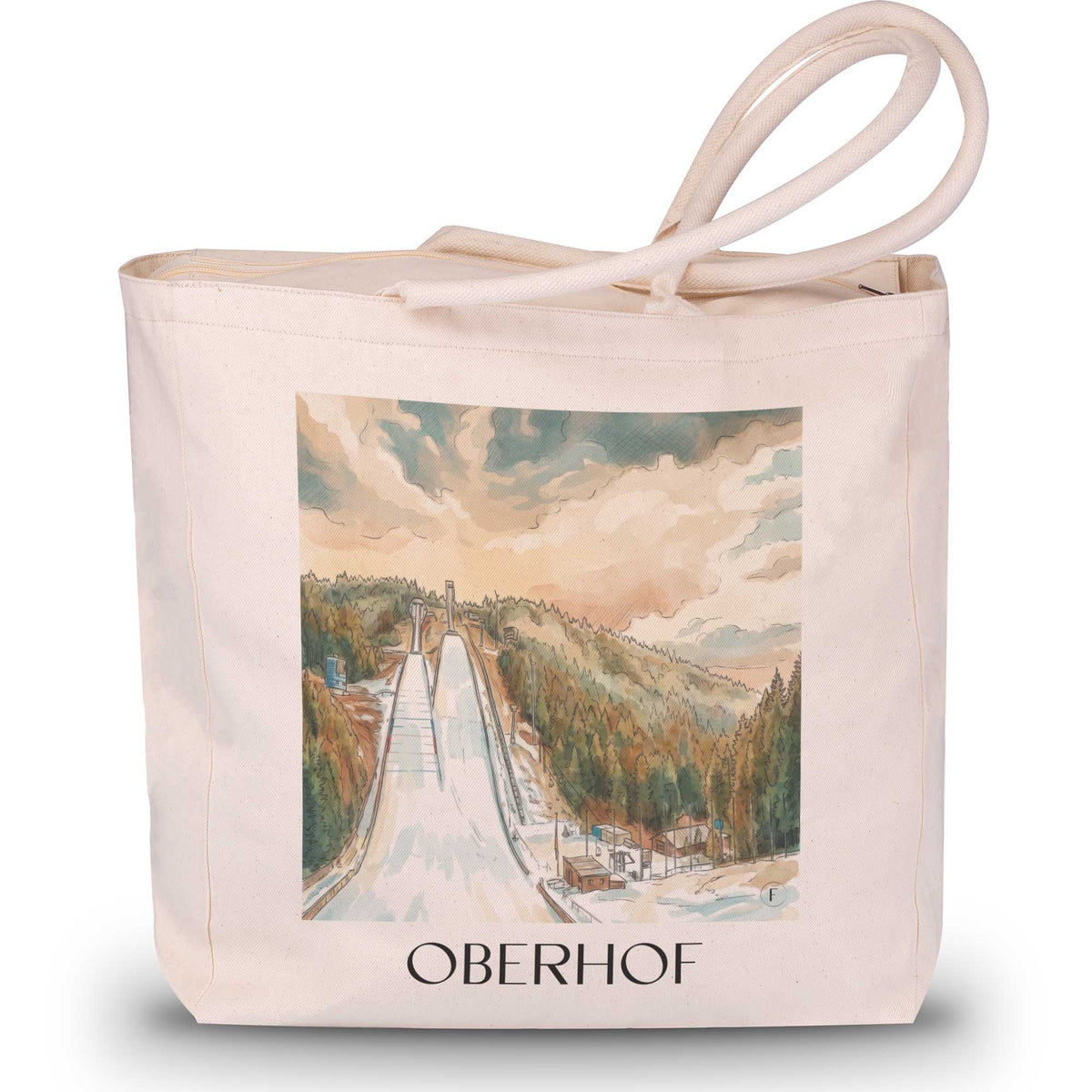 oberhof-thüringer-wald-deutschland-einkaufstasche-aquarell