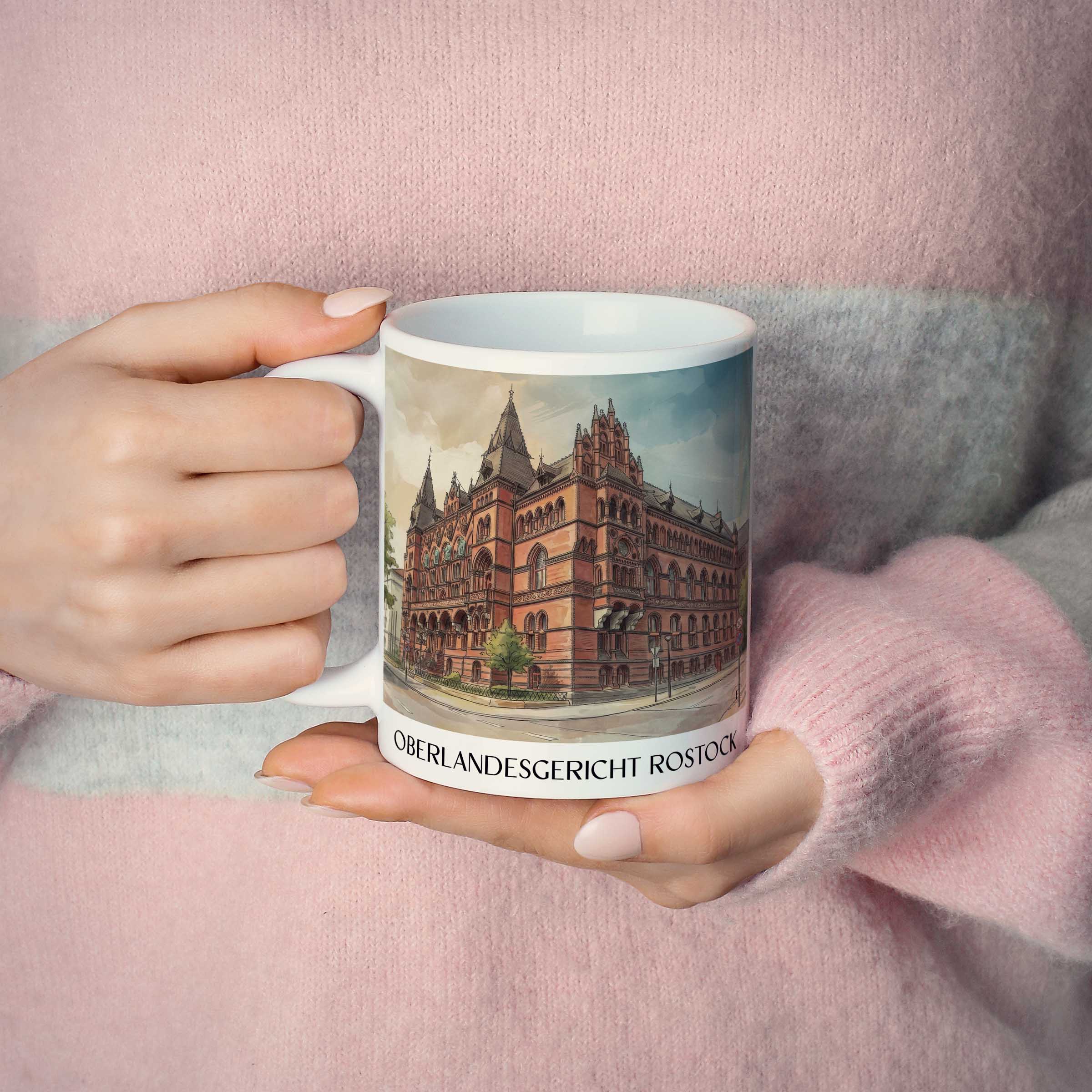 oberlandesgericht-rostock-deutschland-kaffeebecher-aquarell