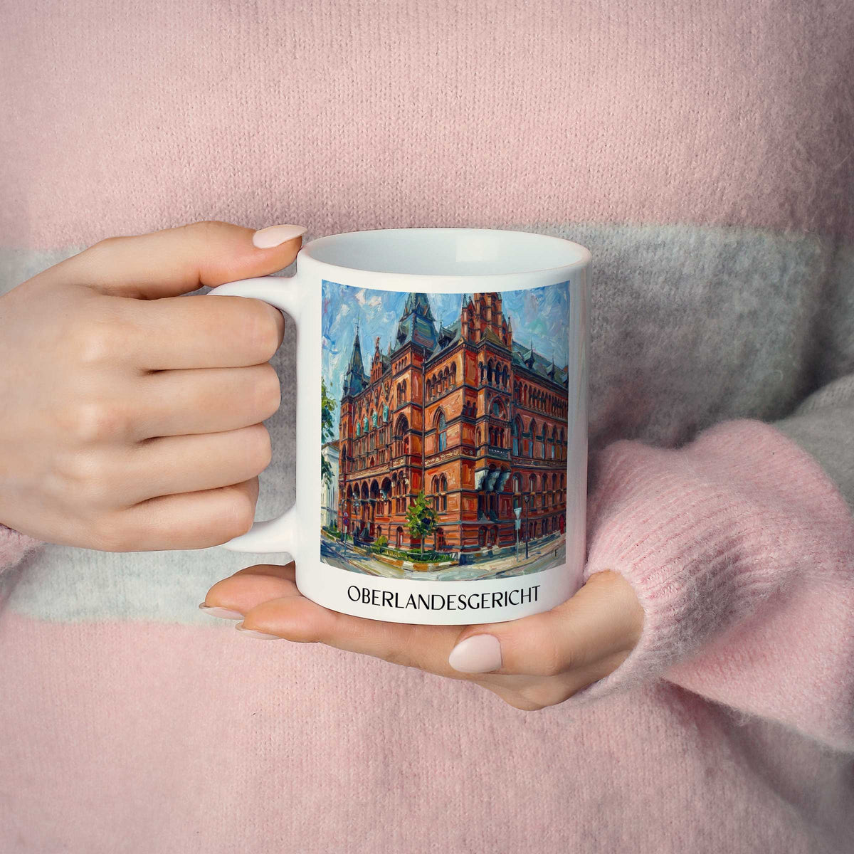 oberlandesgericht-rostock-deutschland-kaffeebecher-oil-painting-oelgemaelde