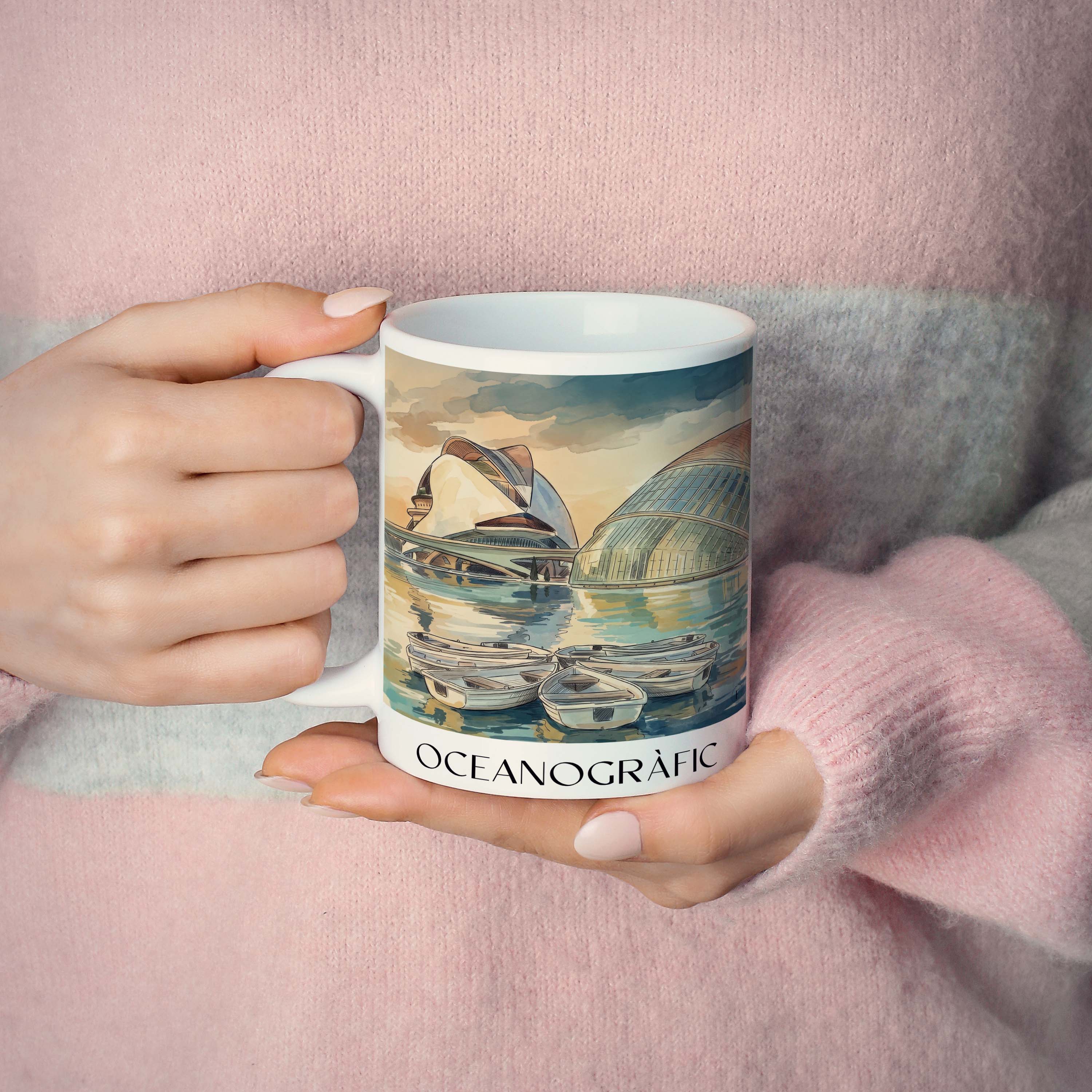 oceanogràfic-(valencia)-valencia-spanien-kaffeebecher-aquarell