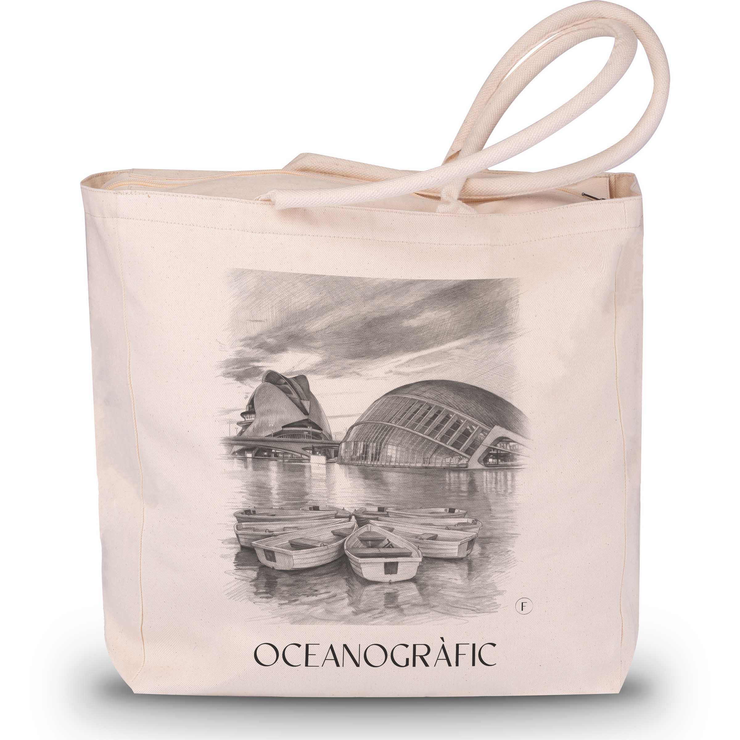 oceanogràfic-(valencia)-valencia-spanien-einkaufstasche-bleistift-zeichnung-drawing