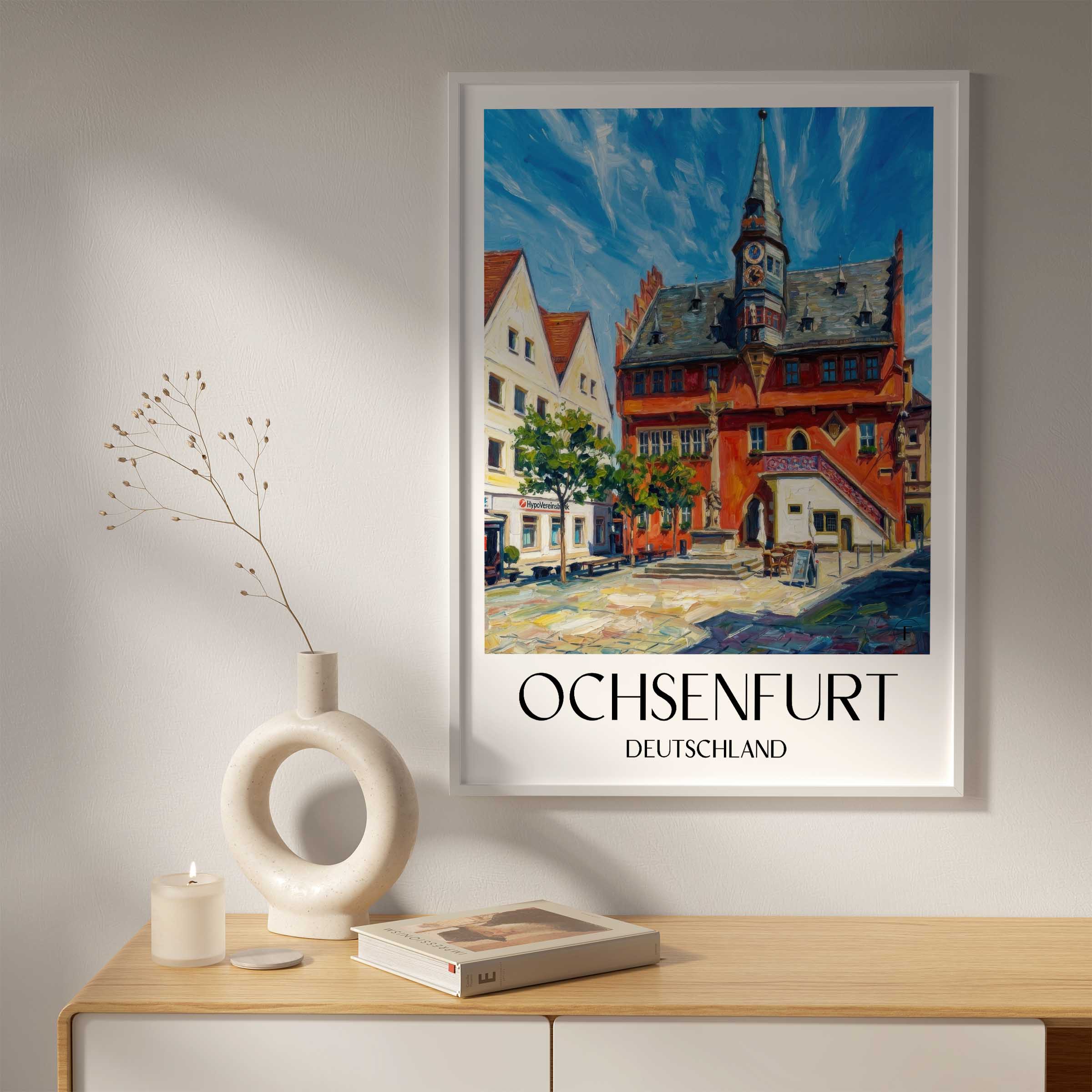ochsenfurt-deutschland-poster-oil-painting-oelgemaelde