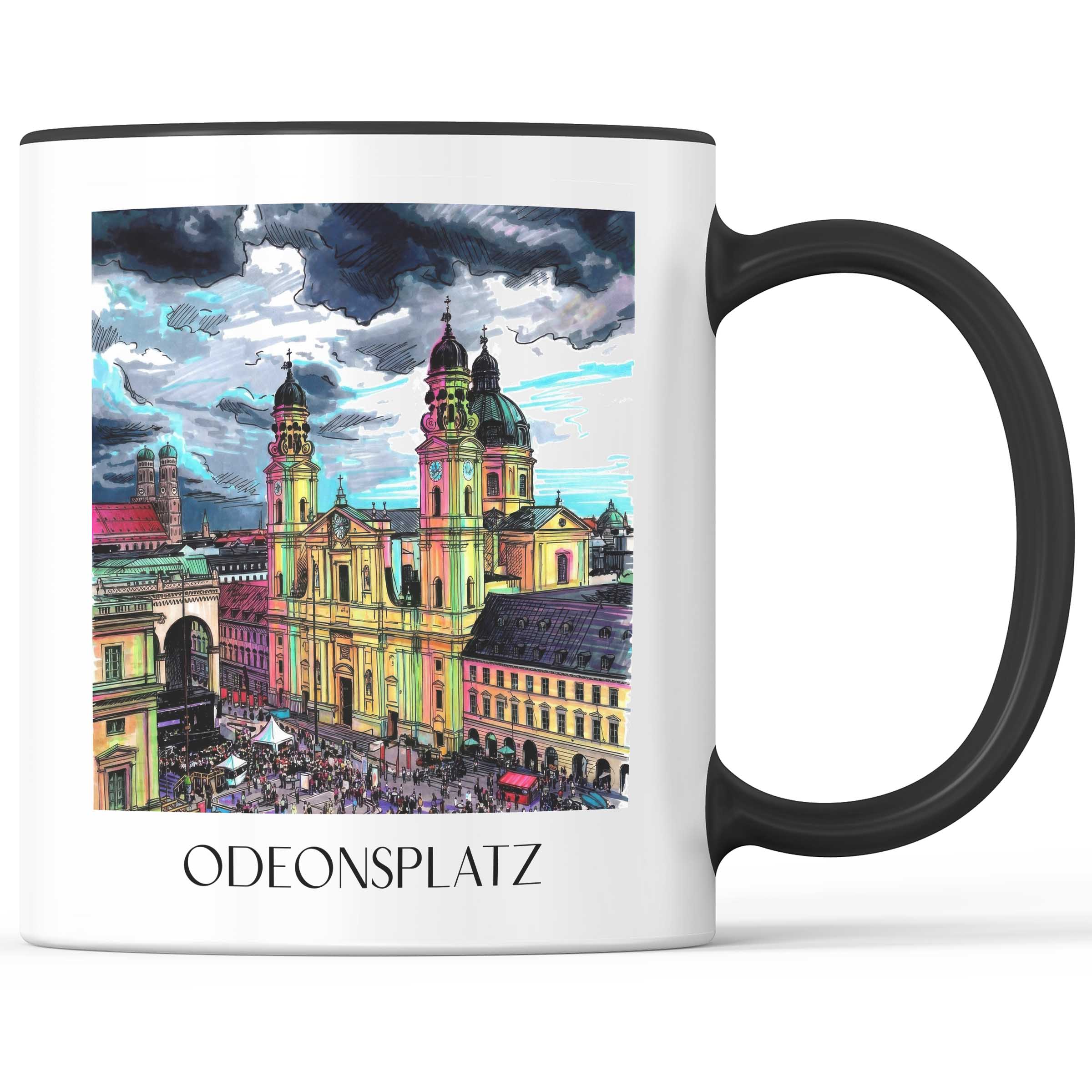 odeonsplatz-münchen-deutschland-kaffeebecher-graffiti