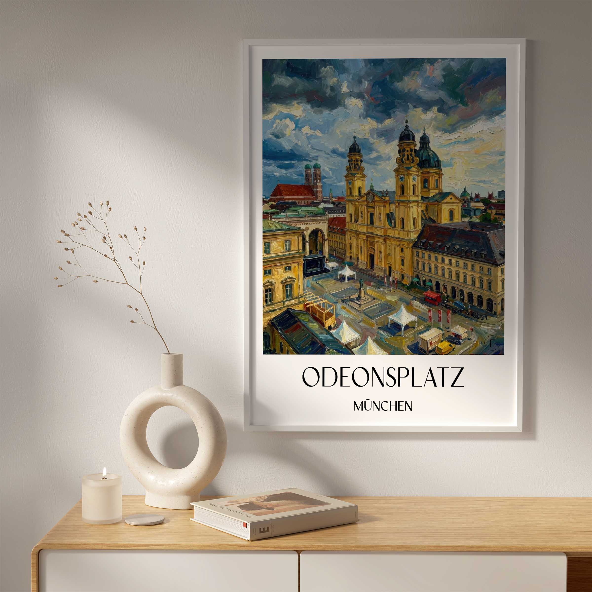 odeonsplatz-münchen-deutschland-poster-oil-painting-oelgemaelde
