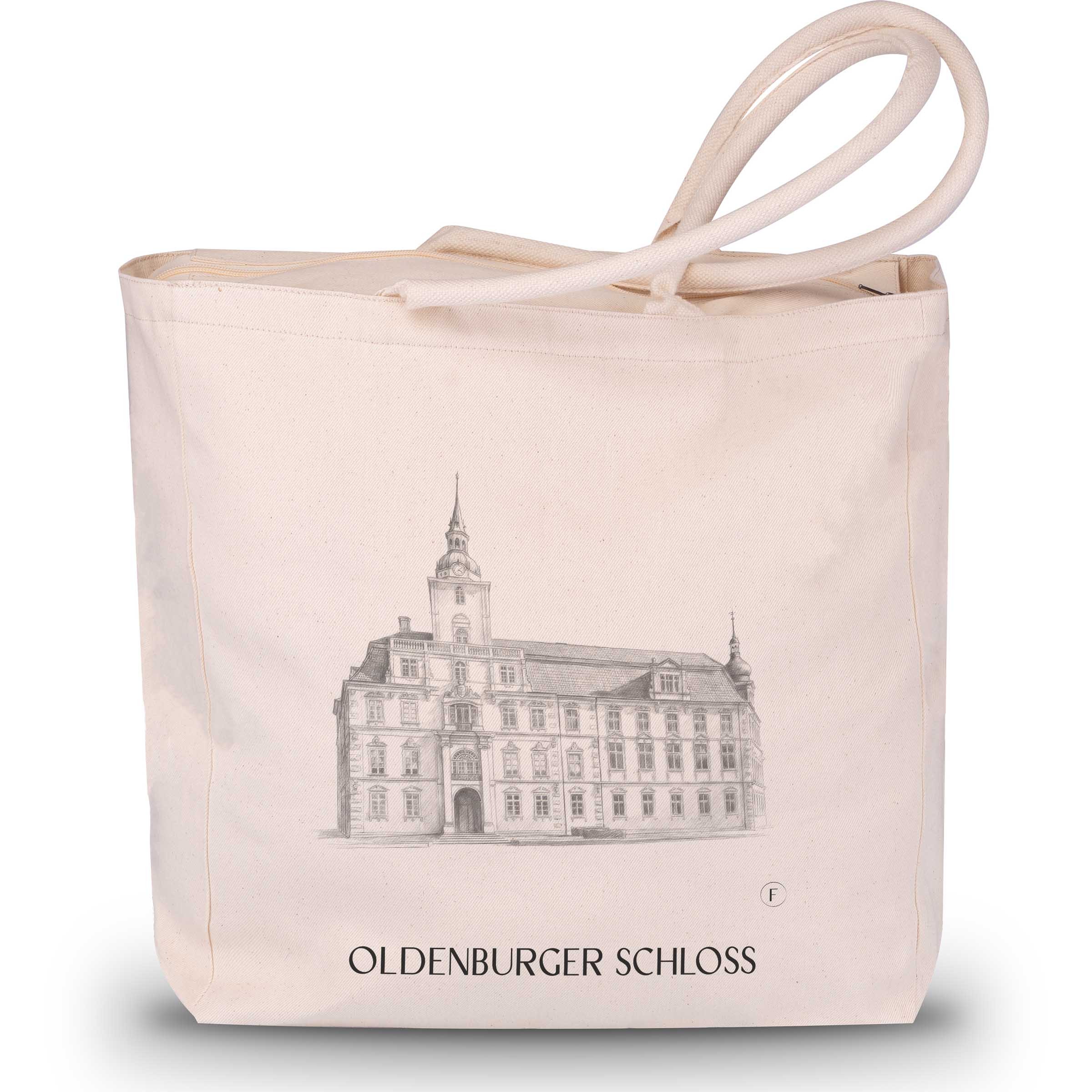 oldenburger-schloss-niedersachsen-deutschland-einkaufstasche-bleistift-zeichnung-drawing
