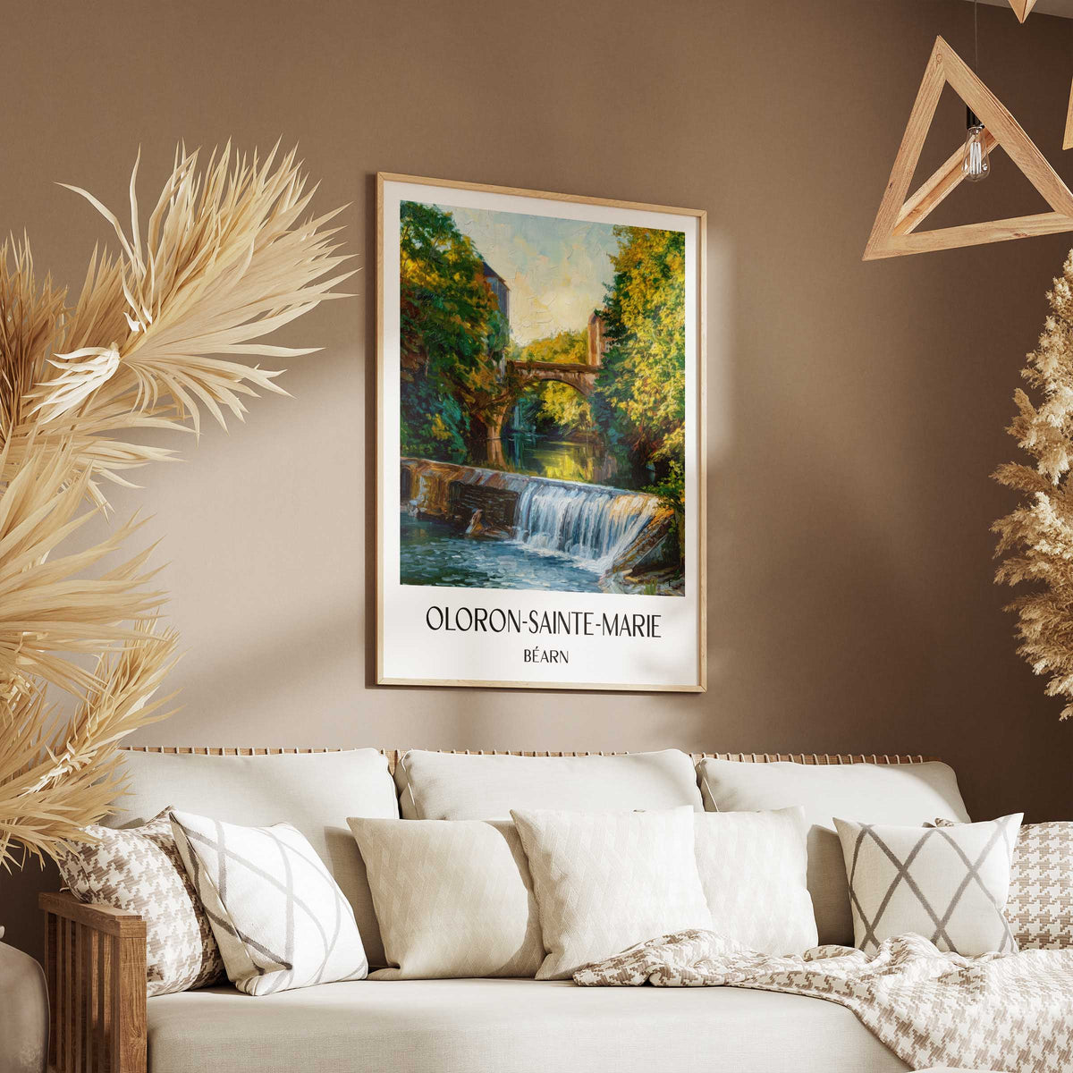 oloron-sainte-marie-béarn-frankreich-poster-oil-painting-oelgemaelde