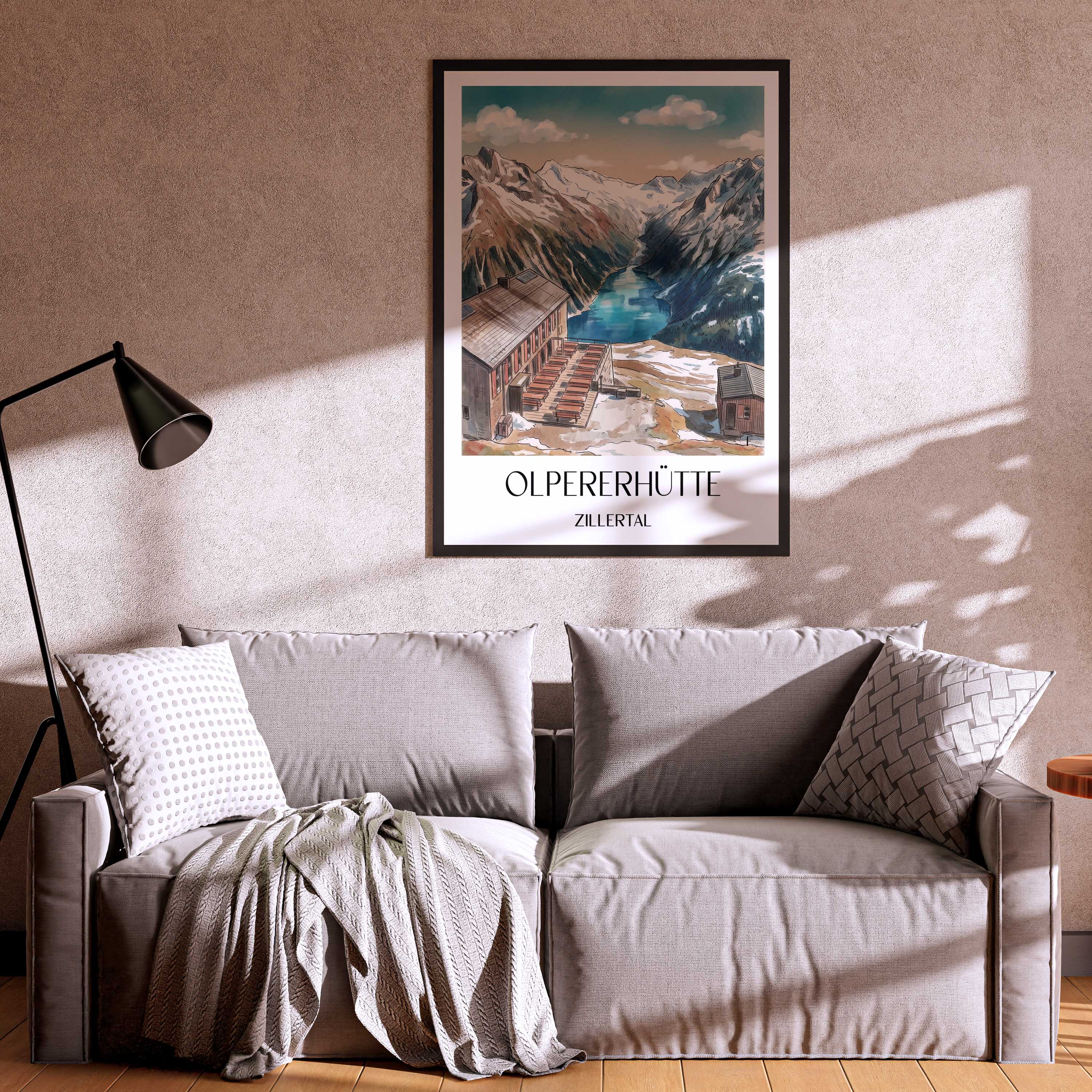 olpererhütte-zillertal-österreich-poster-aquarell