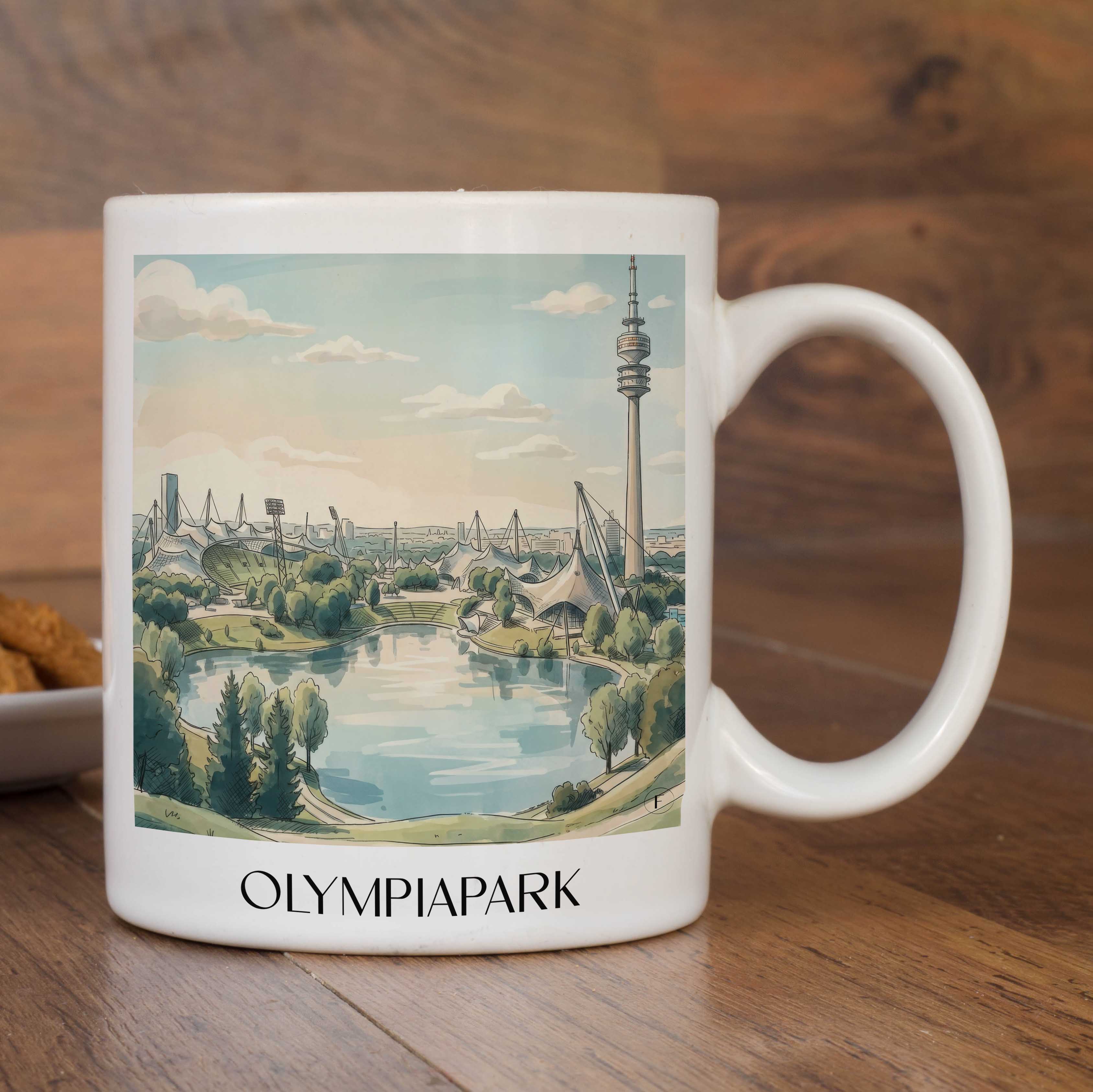 olympiapark-münchen-deutschland-kaffeebecher-aquarell