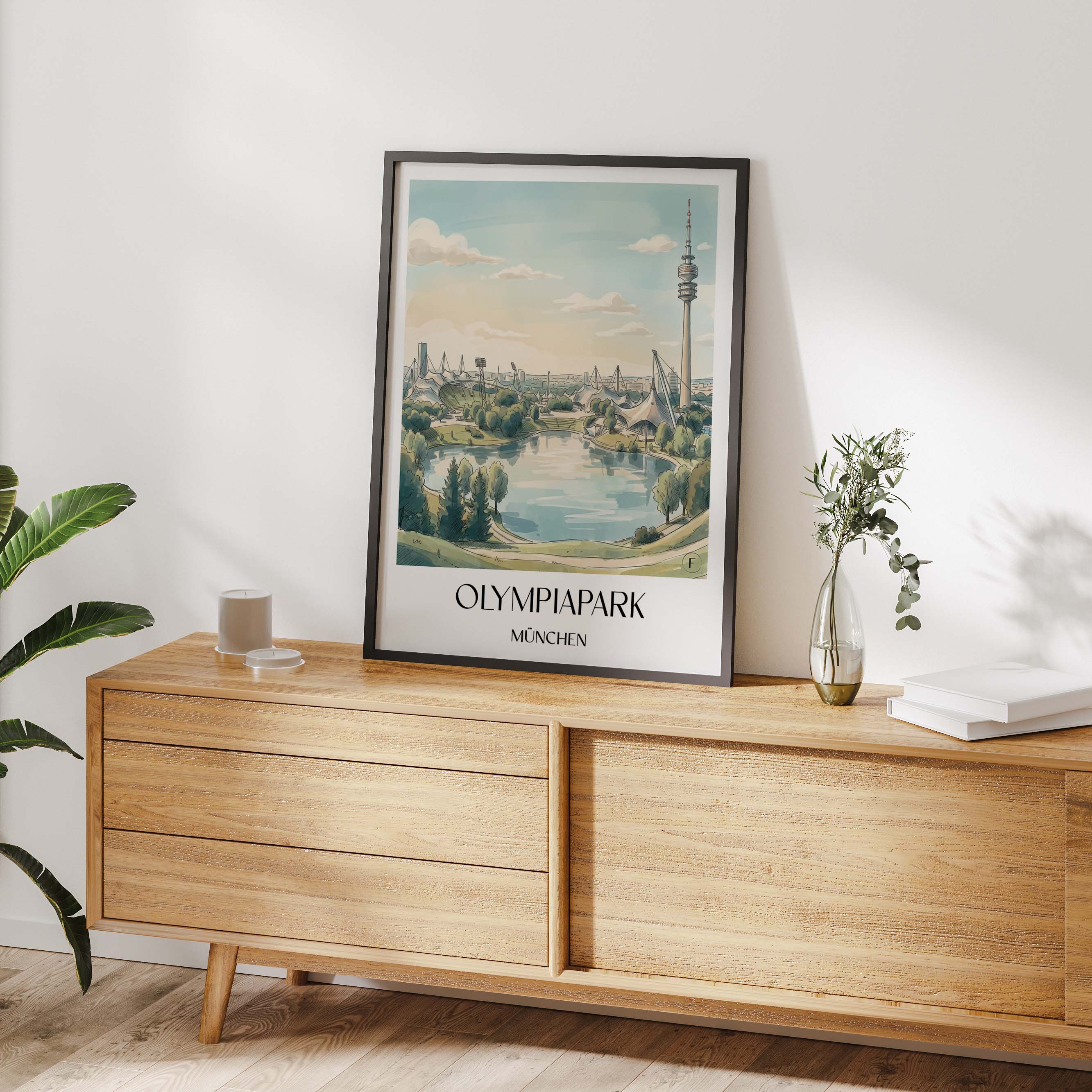 olympiapark-münchen-deutschland-poster-aquarell