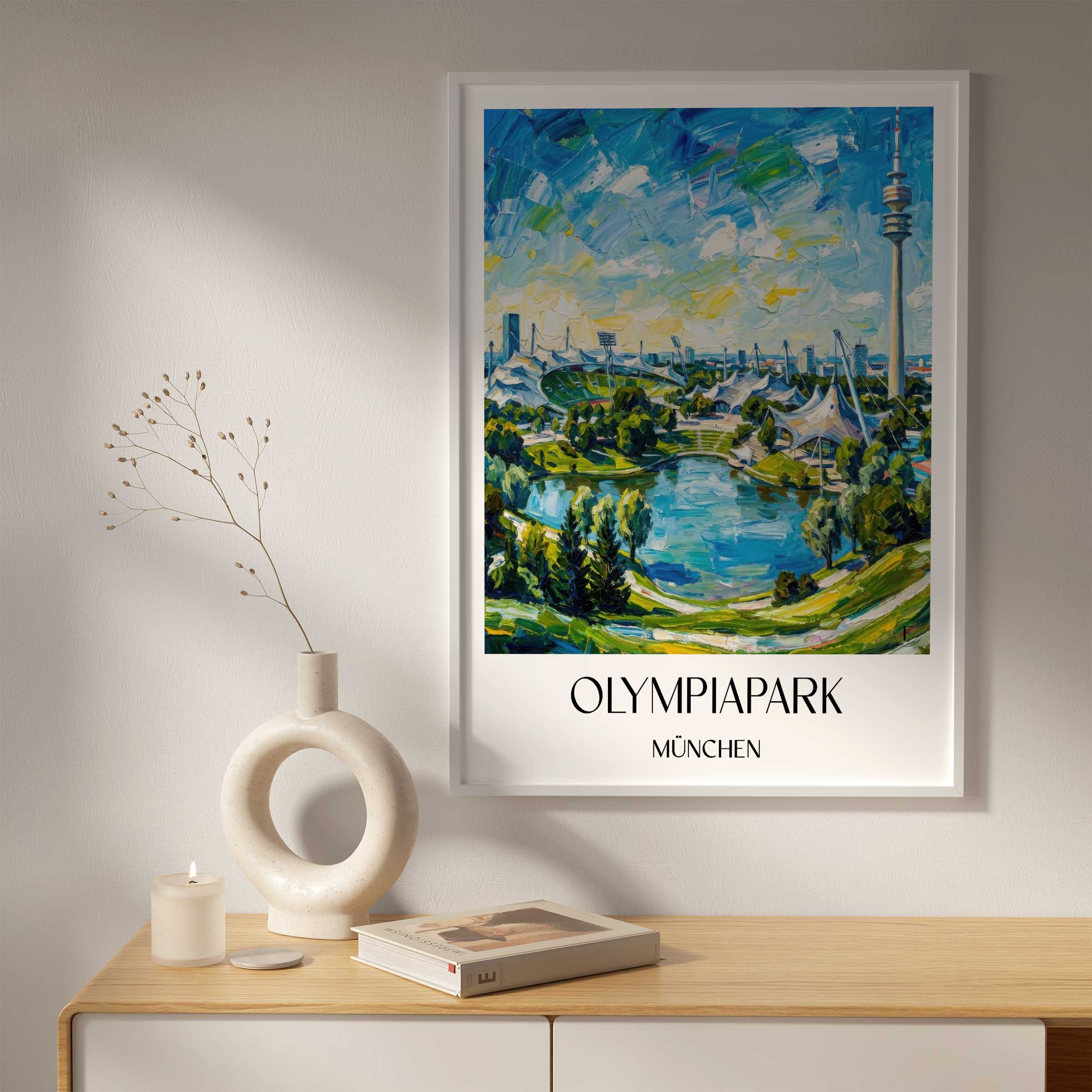 olympiapark-münchen-deutschland-poster-oil-painting-oelgemaelde