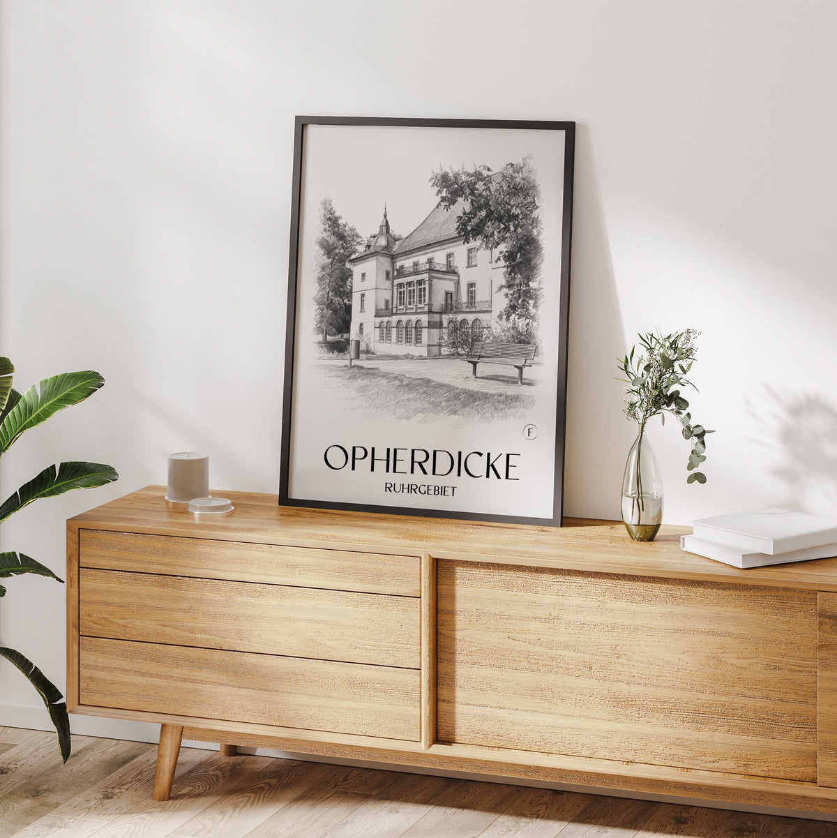 opherdicke-ruhrgebiet-deutschland-poster-bleistift-zeichnung-drawing