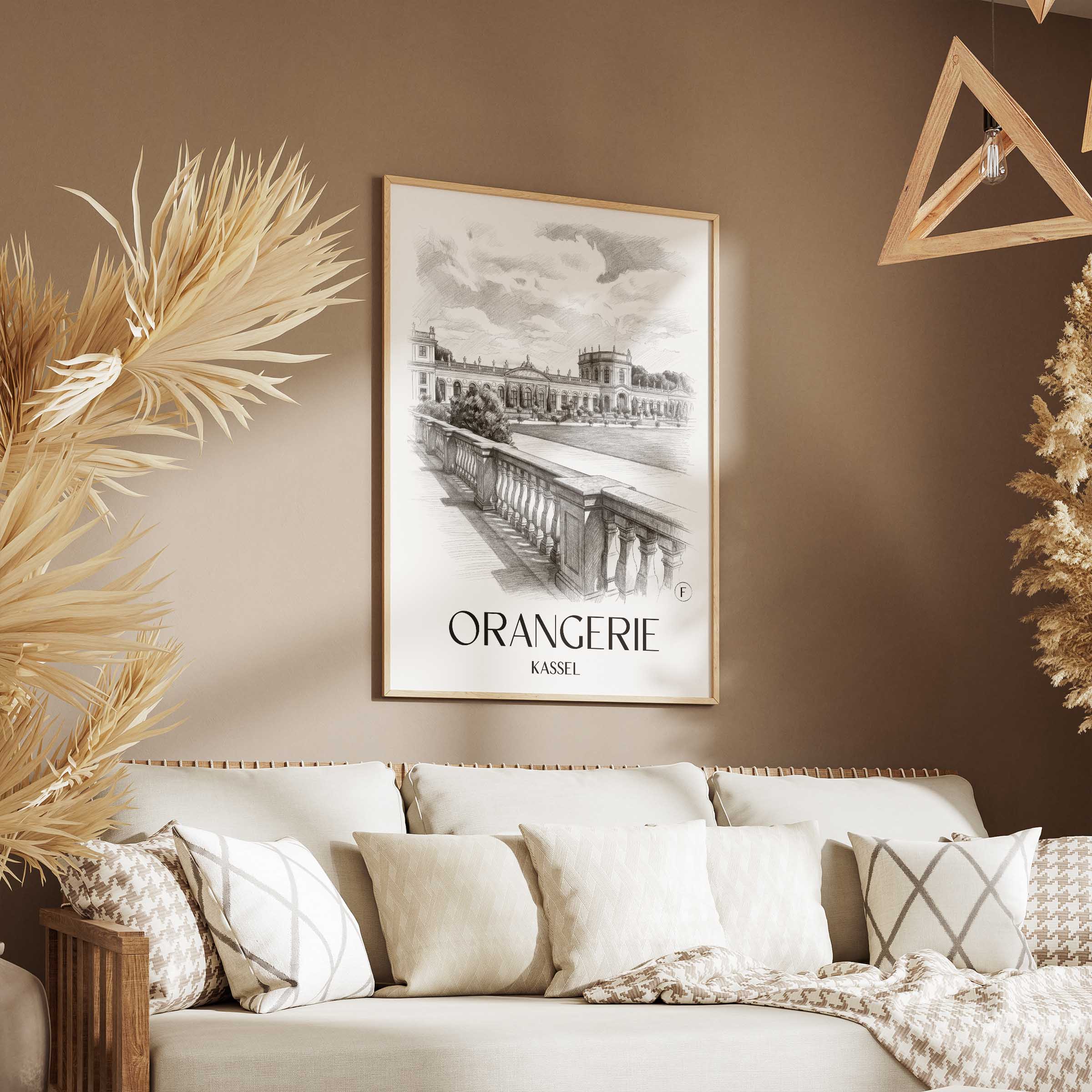 orangerie-kassel-deutschland-poster-bleistift-zeichnung-drawing