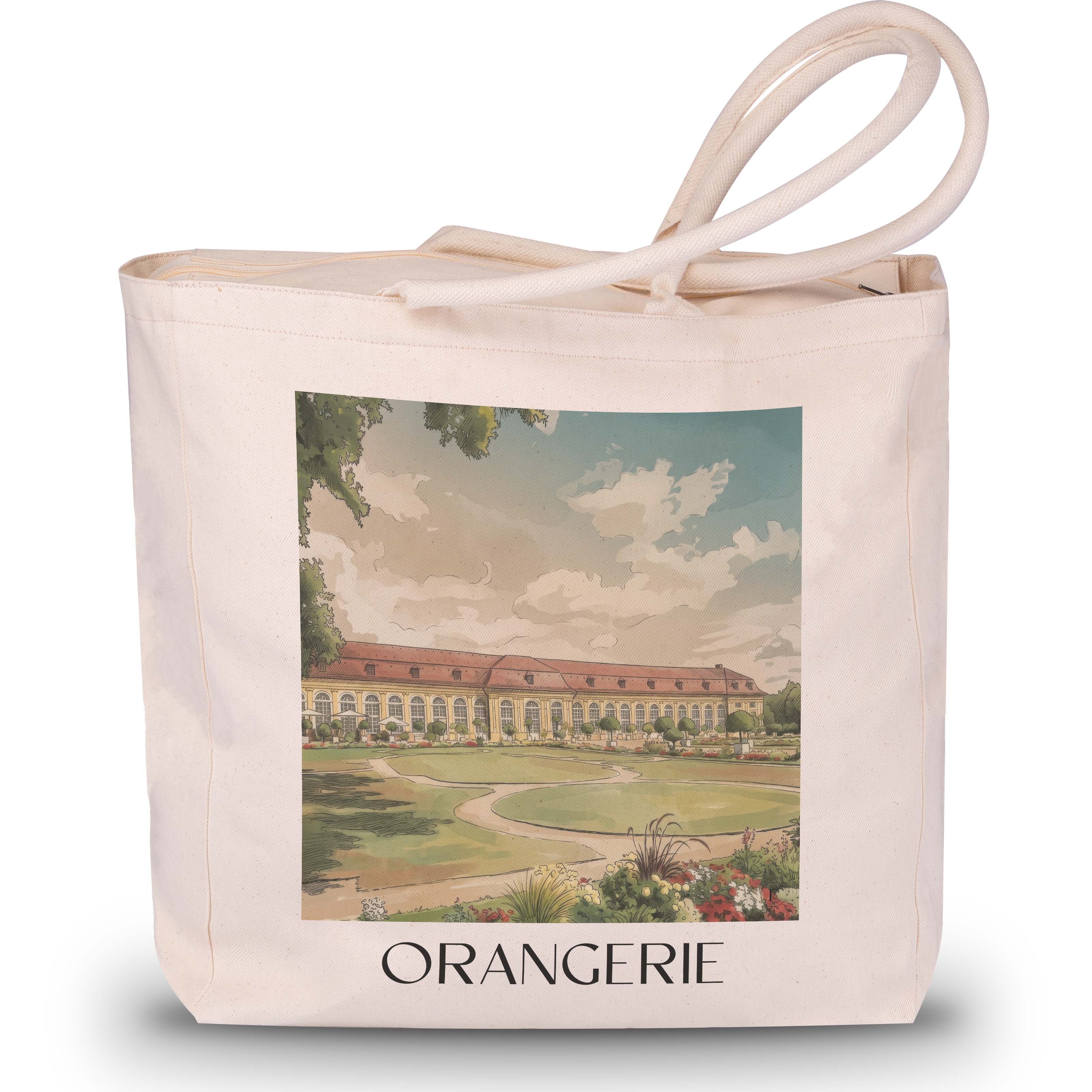 orangerie-ansbach-deutschland-einkaufstasche-aquarell