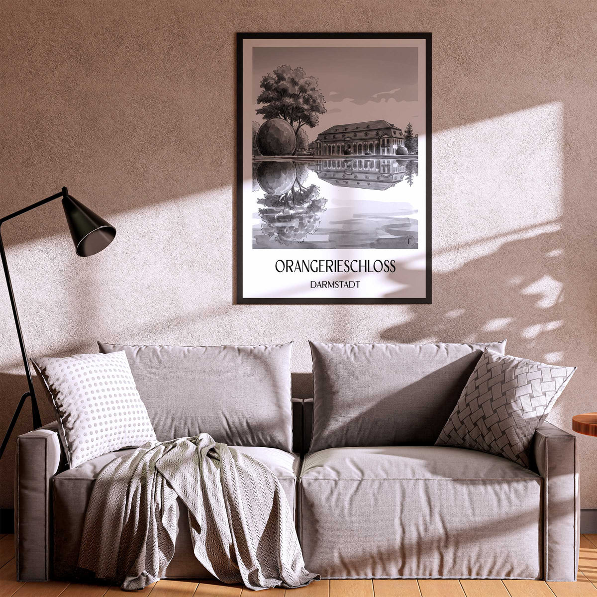 orangerieschloss-darmstadt-deutschland-poster-aquarell-schwarz-weiss