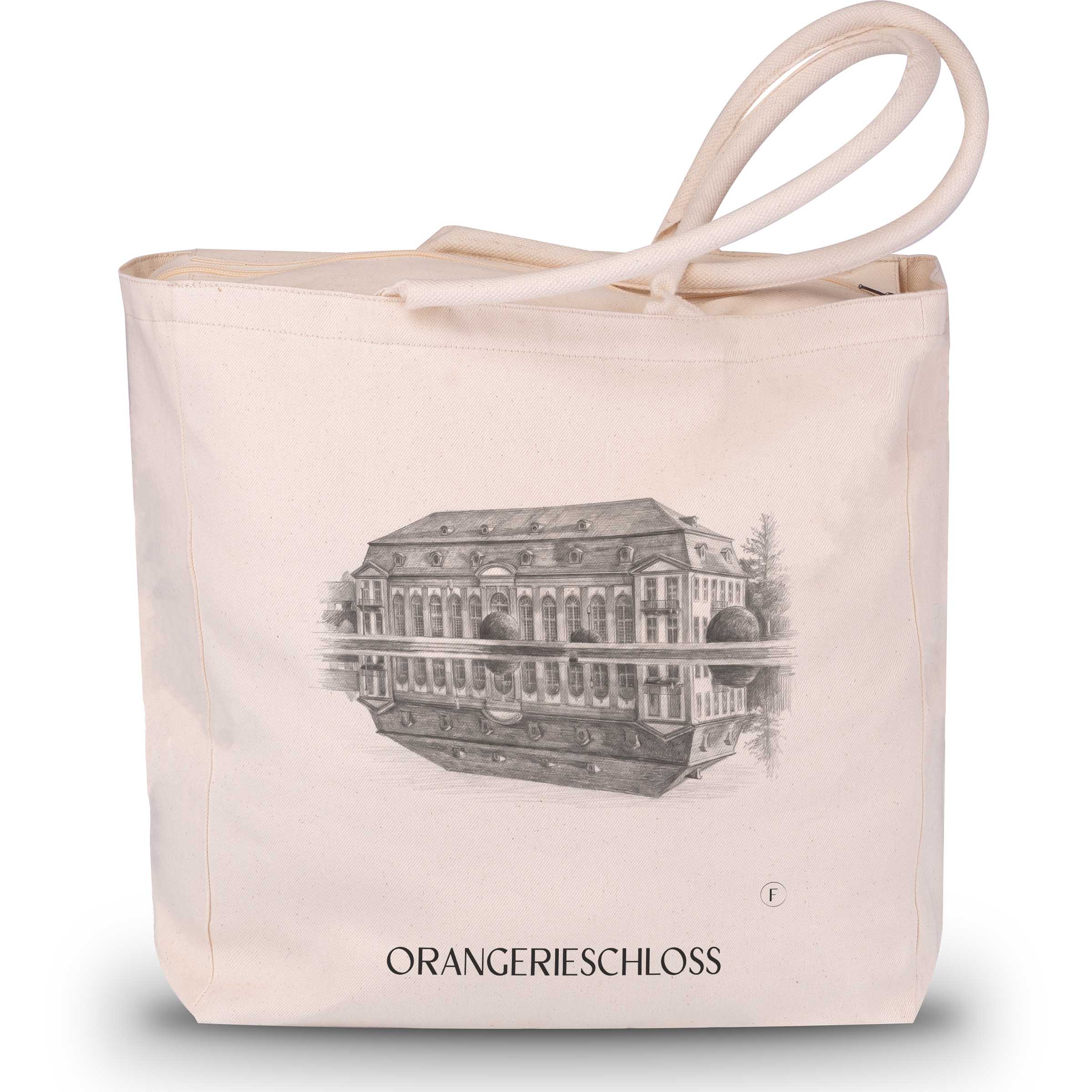 orangerieschloss-darmstadt-deutschland-einkaufstasche-bleistift-zeichnung-drawing