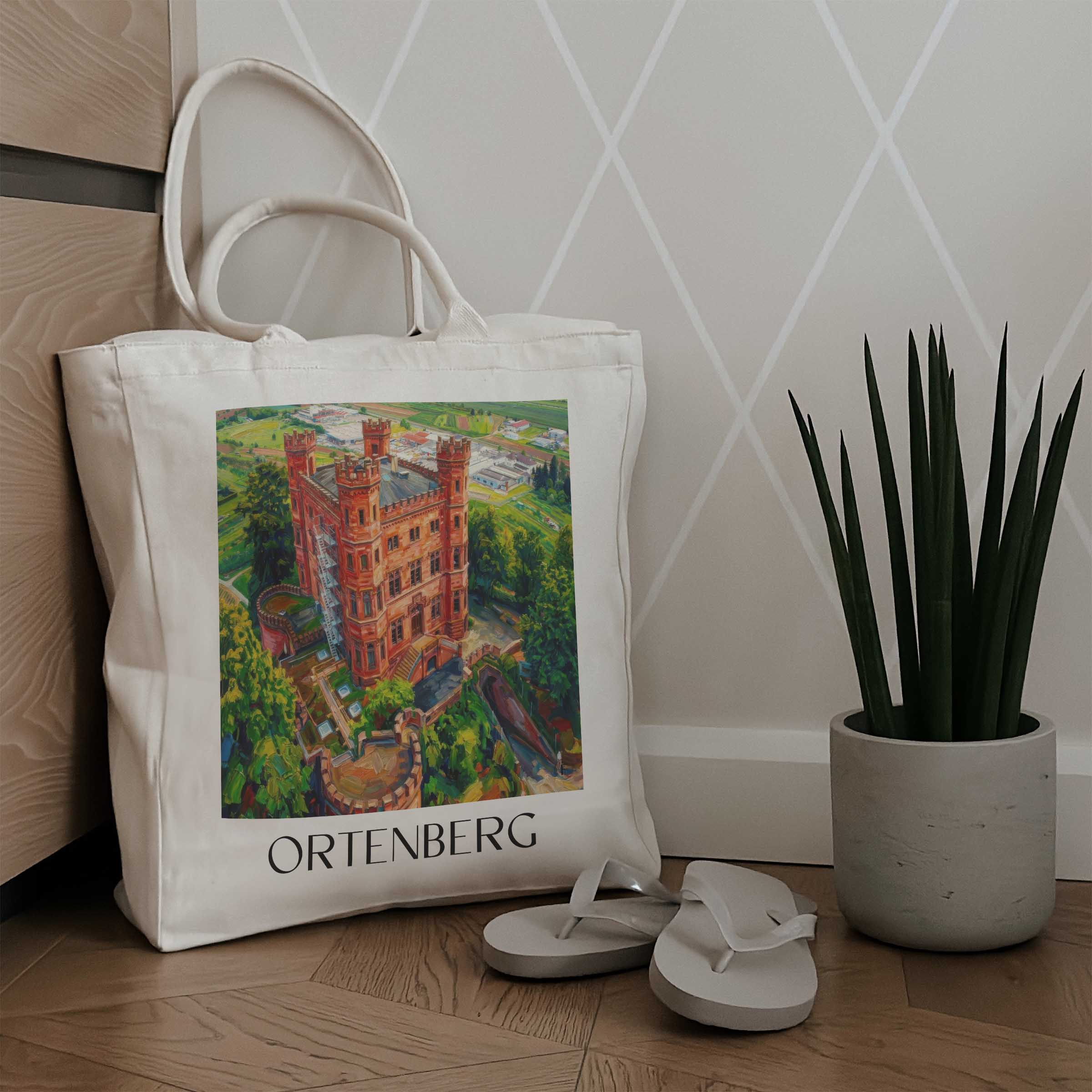 ortenberg-baden-württemberg-deutschland-einkaufstasche-oil-painting-oelgemaelde