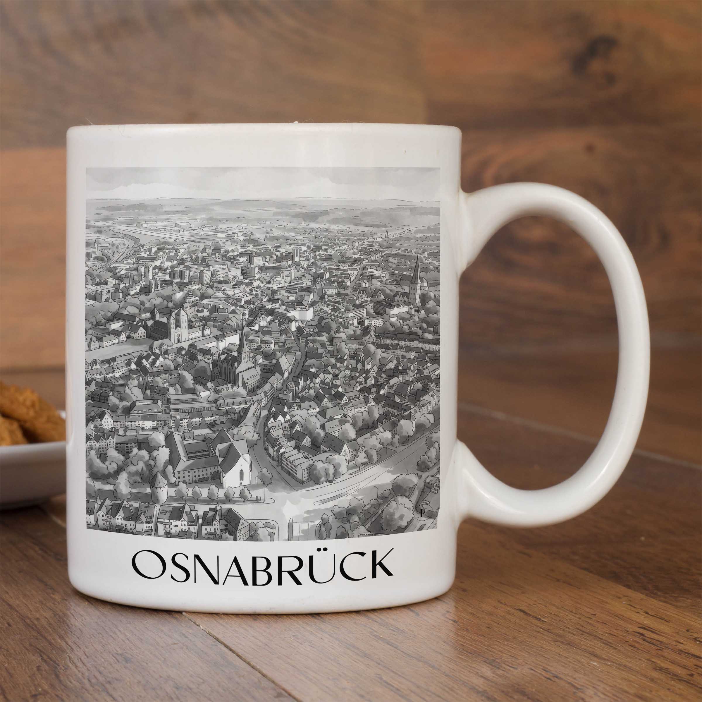 osnabrück-niedersachsen-deutschland-kaffeebecher-aquarell-schwarz-weiss