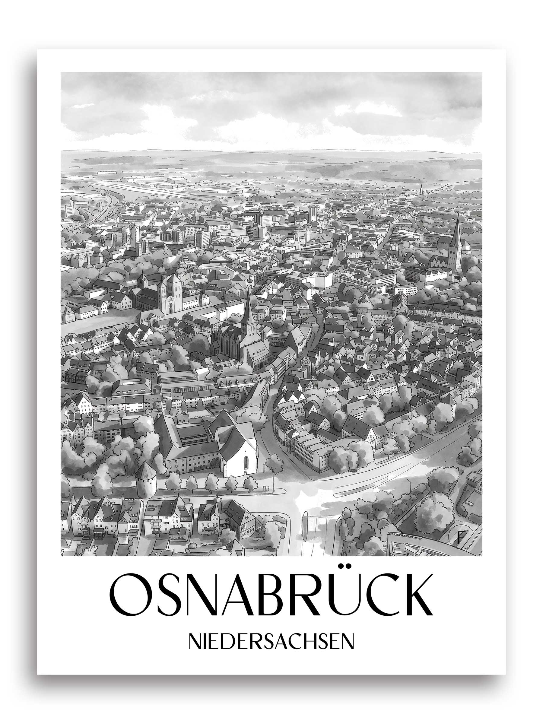 osnabrück-niedersachsen-deutschland-poster-aquarell-schwarz-weiss