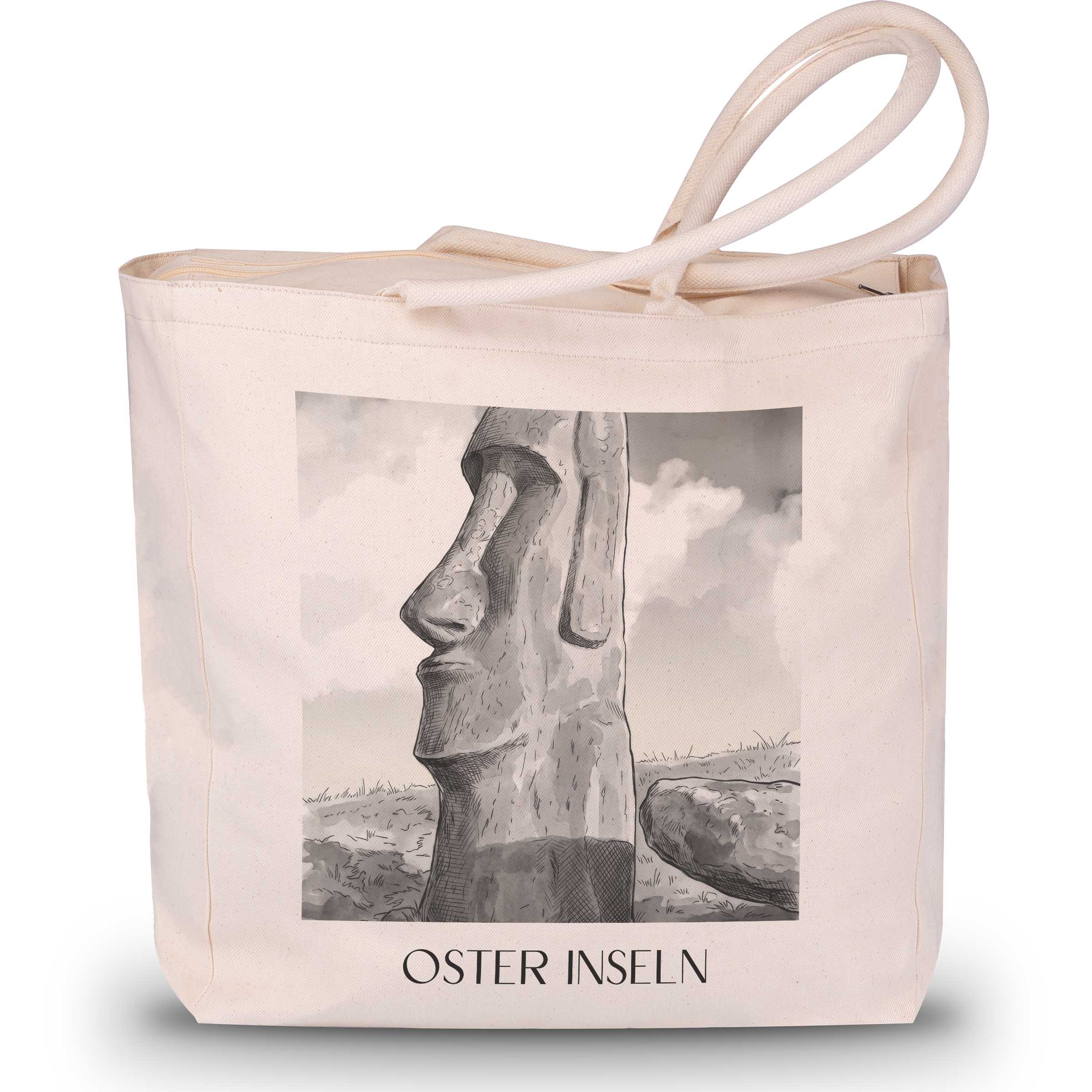 oster-inseln-chile-einkaufstasche-aquarell-schwarz-weiss