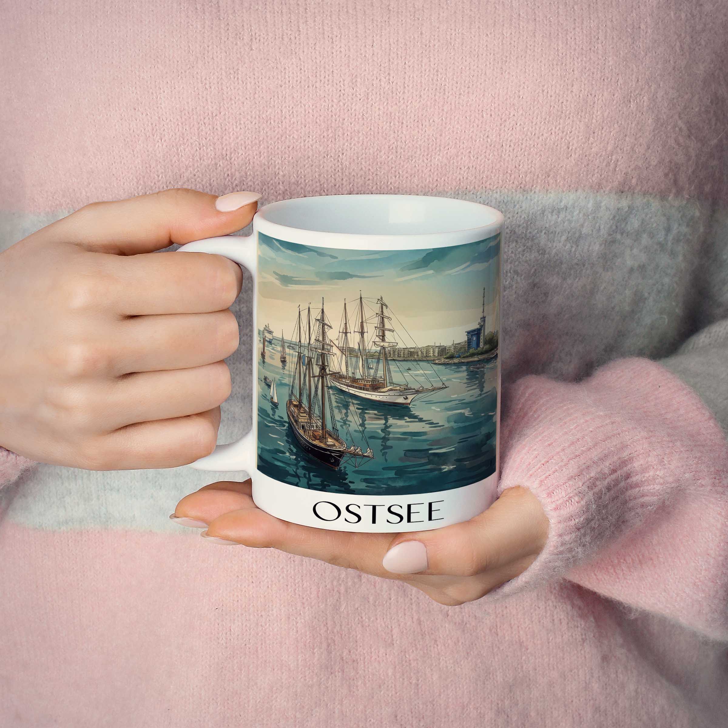ostsee-rostock-deutschland-kaffeebecher-aquarell