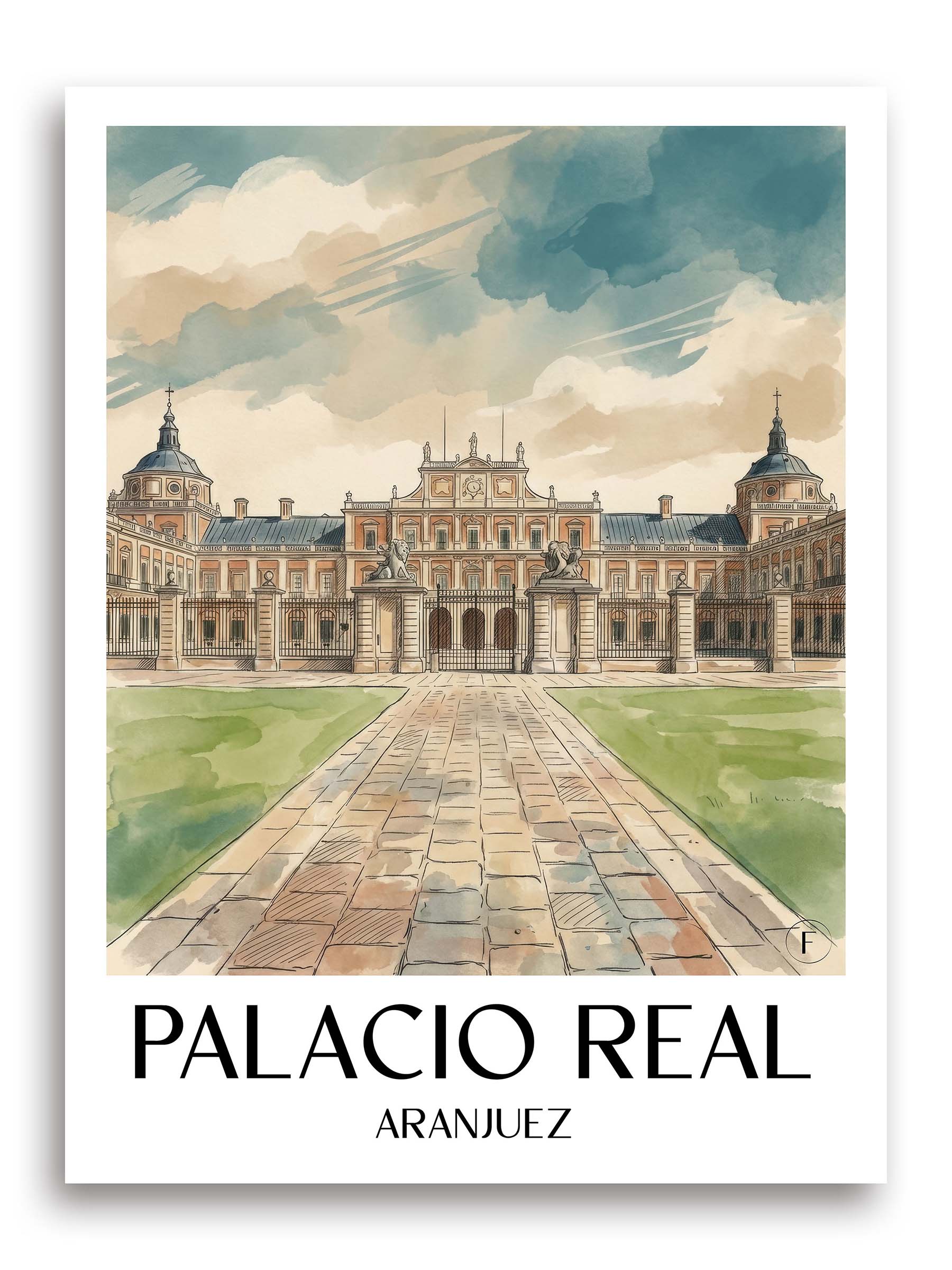 palacio-real-aranjuez-spanien-poster-aquarell