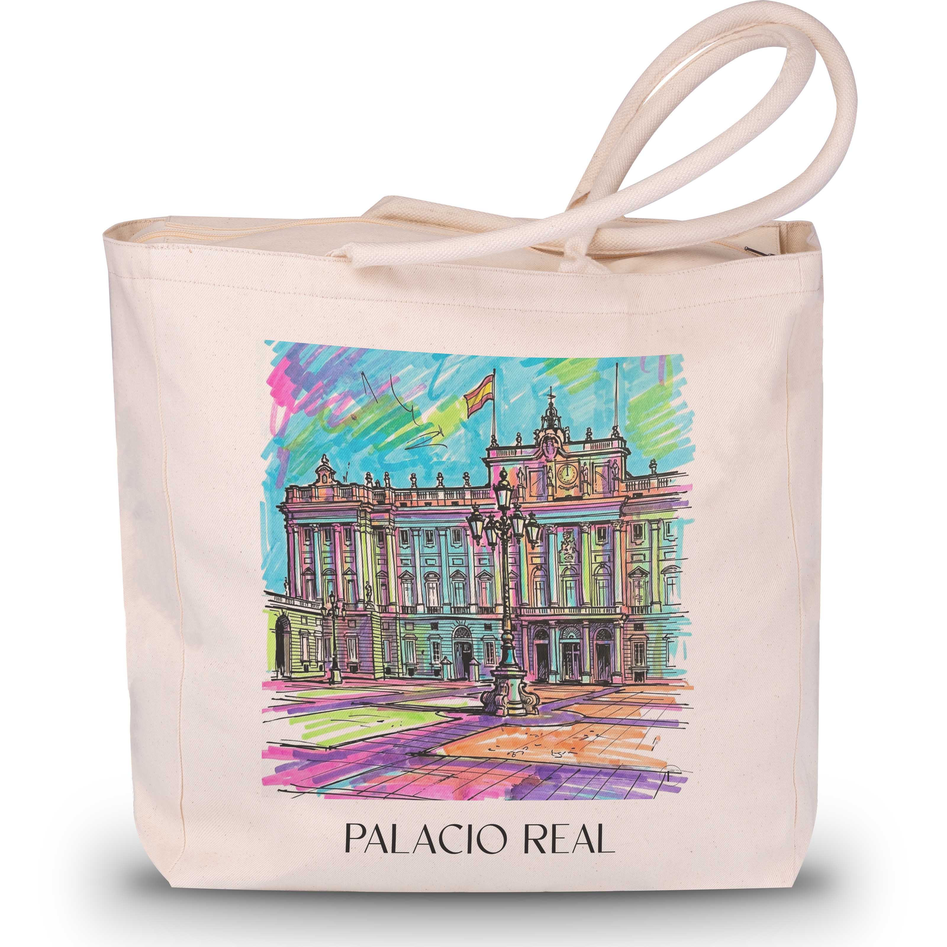 palacio-real-madrid-spanien-einkaufstasche-graffiti