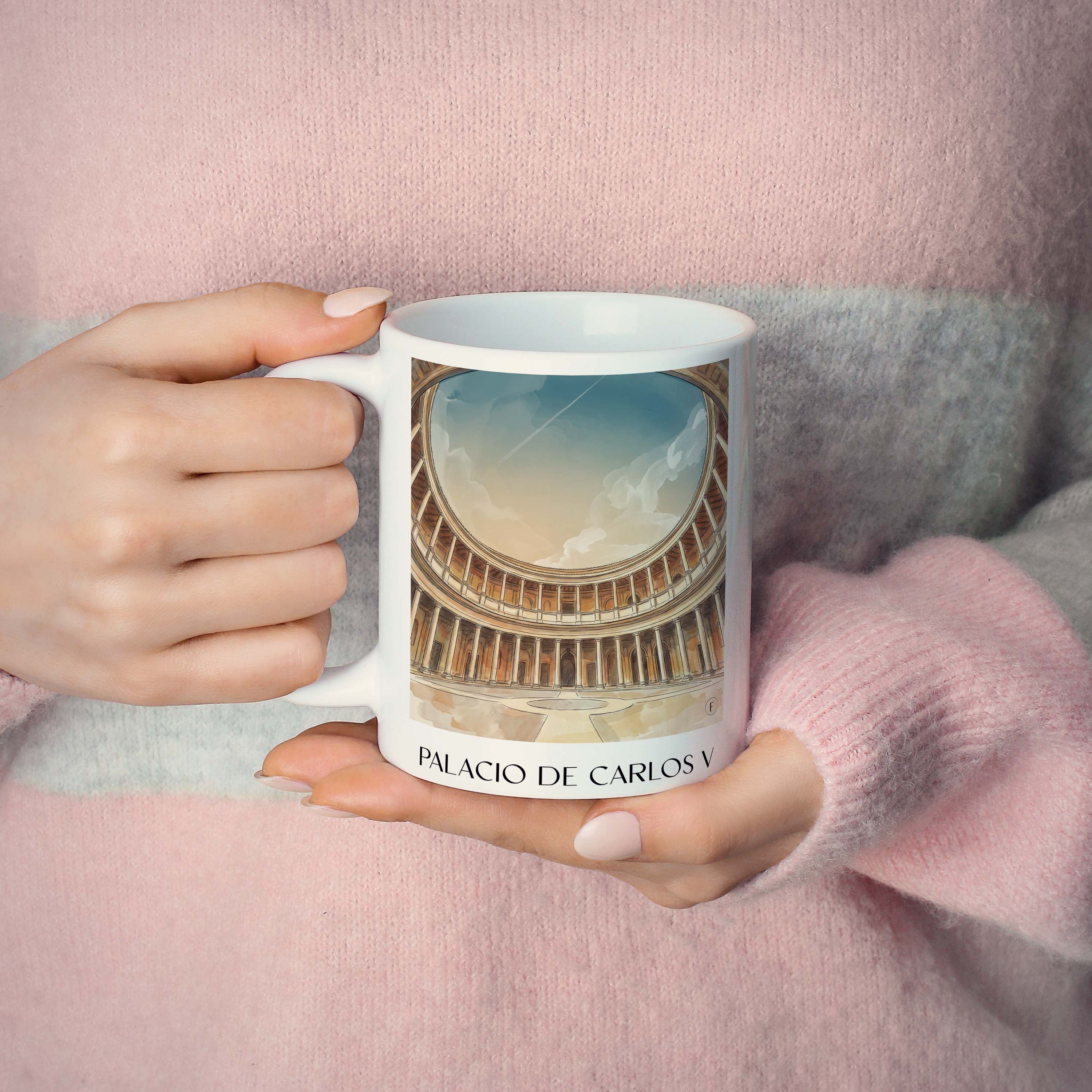 palacio-de-carlos-v-granada-spanien-kaffeebecher-aquarell