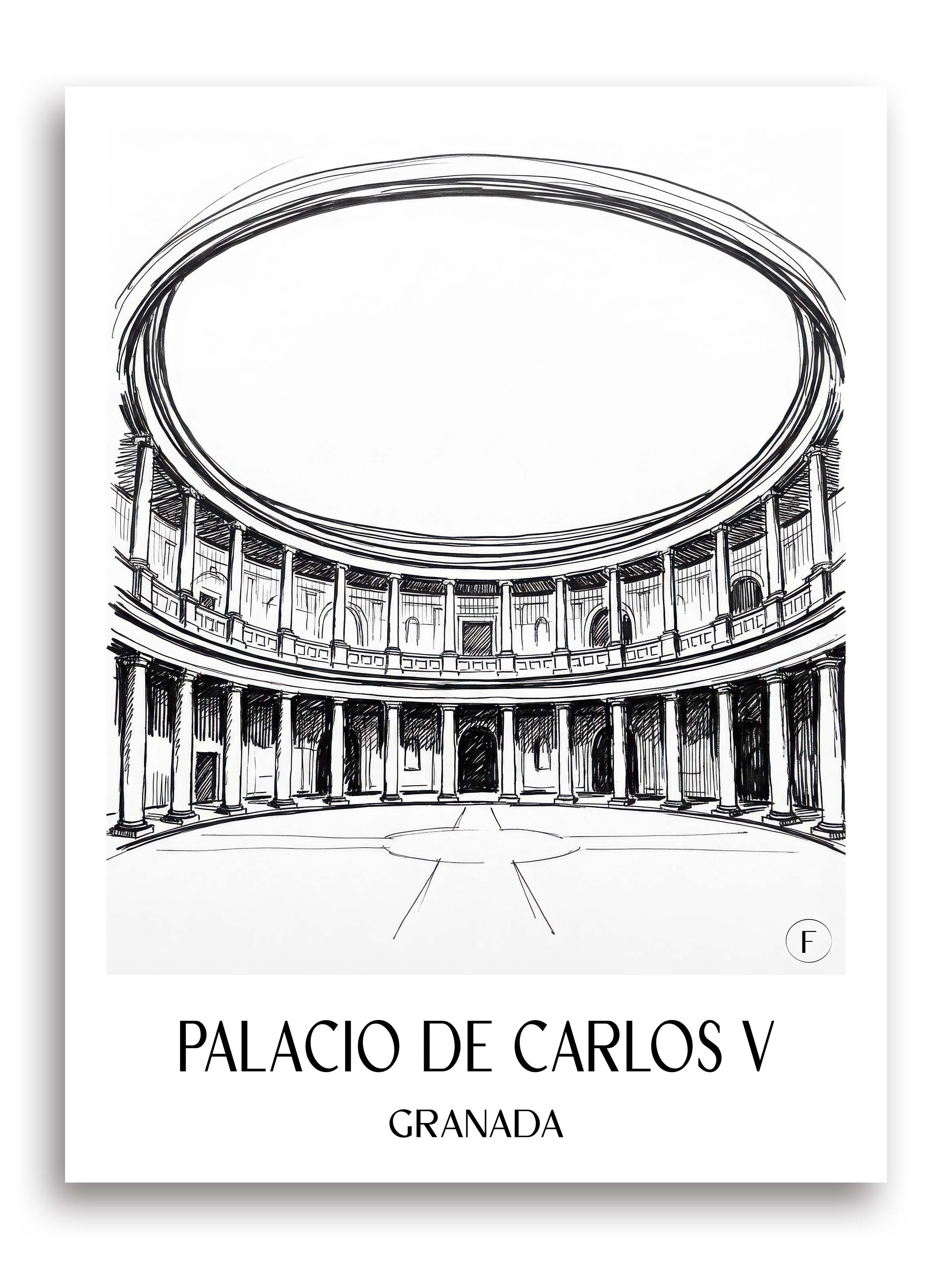 palacio-de-carlos-v-granada-spanien-poster-skizze