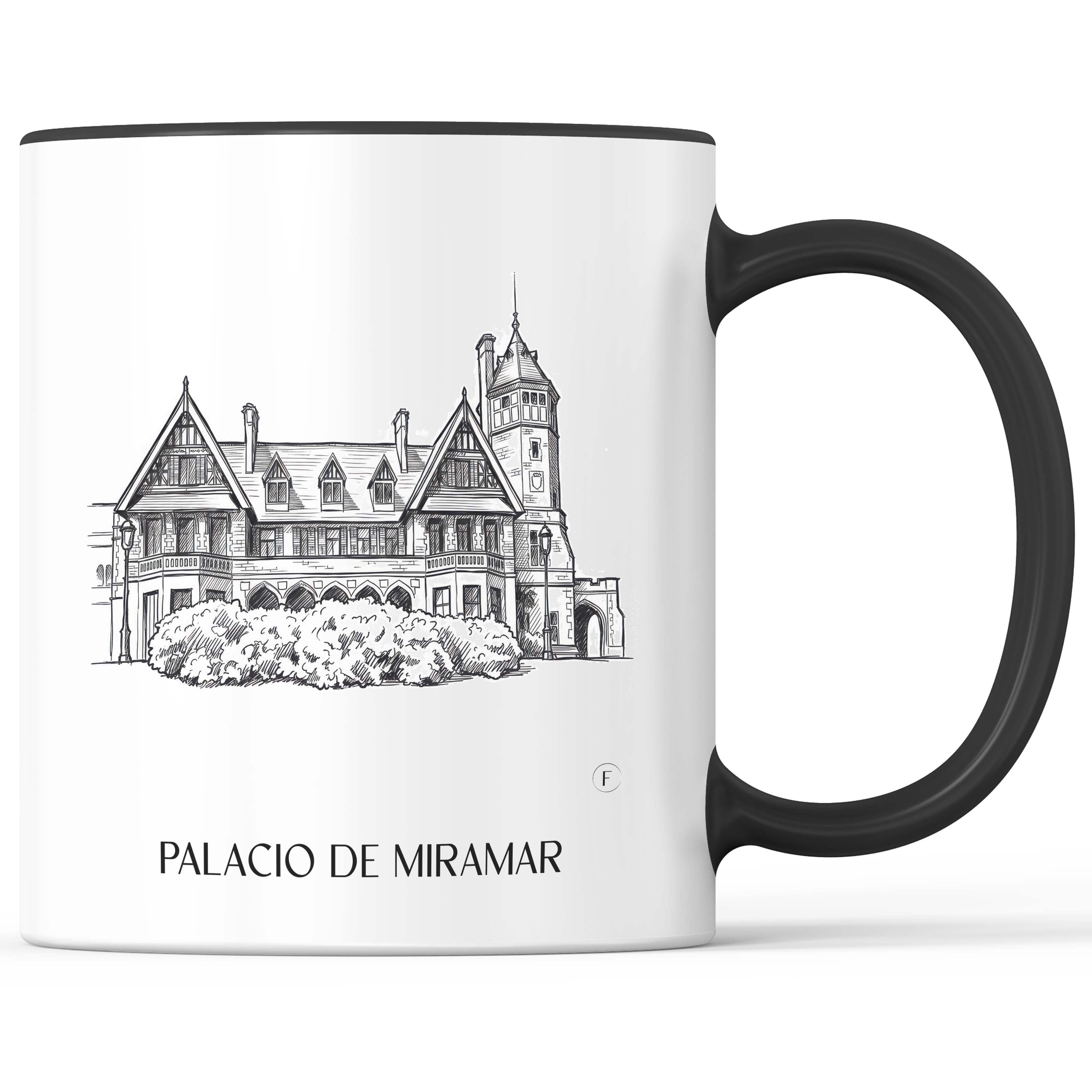 palacio-de-miramar-san-sebastián-spanien-kaffeebecher-skizze