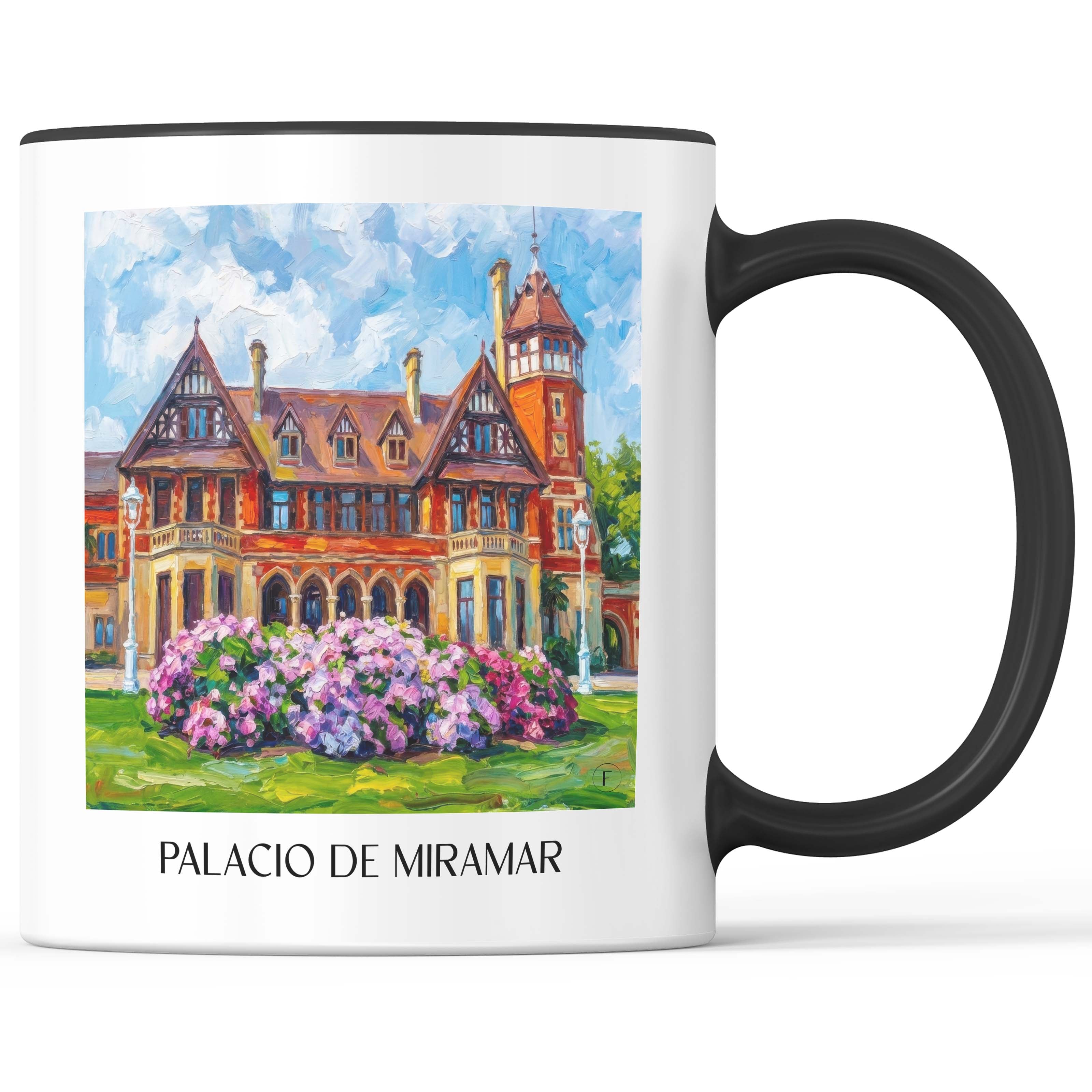 palacio-de-miramar-san-sebastián-spanien-kaffeebecher-oil-painting-oelgemaelde