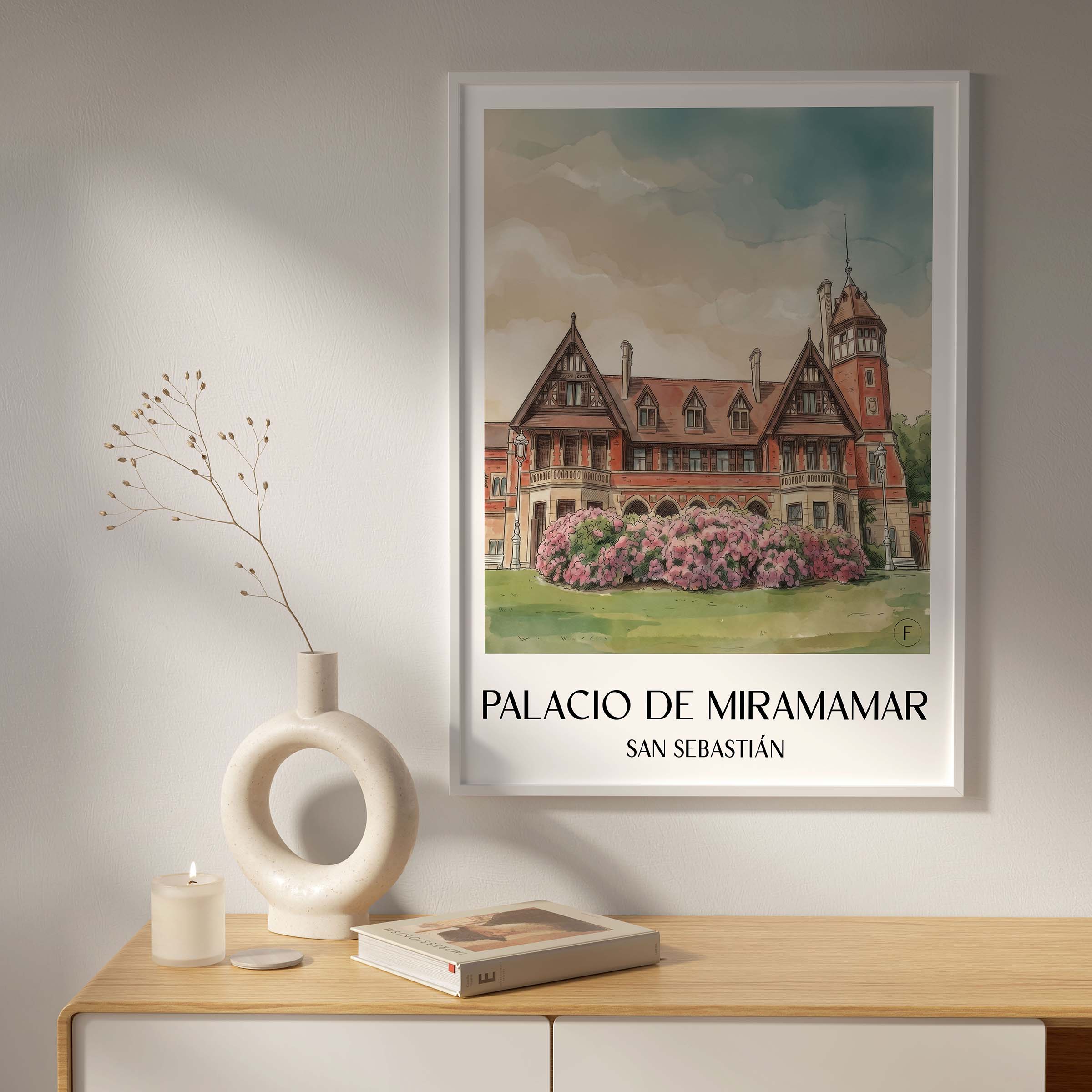 palacio-de-miramar-san-sebastián-spanien-poster-aquarell