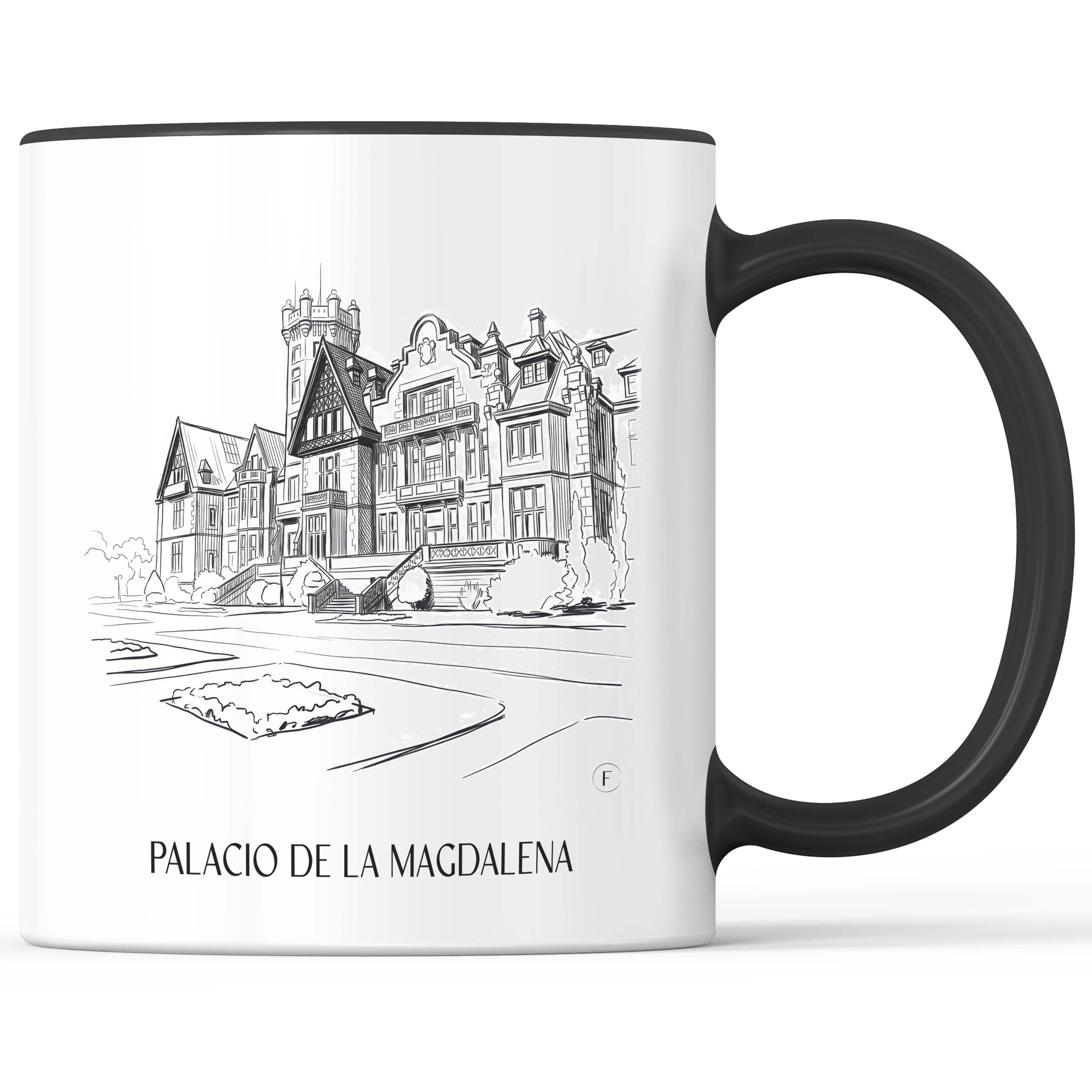 palacio-de-la-magdalena-santander-spanien-kaffeebecher-skizze