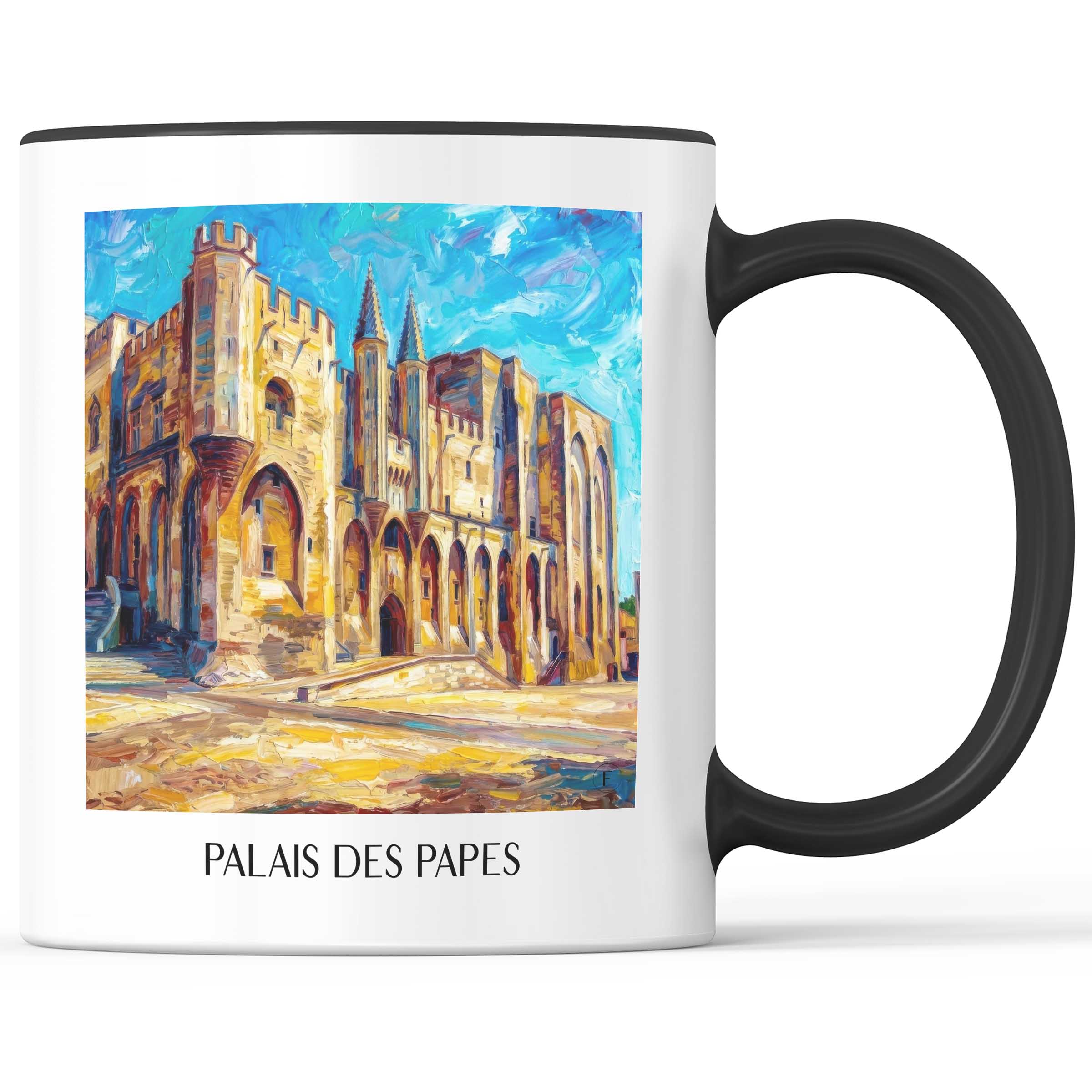 palais-des-papes-avignon-frankreich-kaffeebecher-oil-painting-oelgemaelde