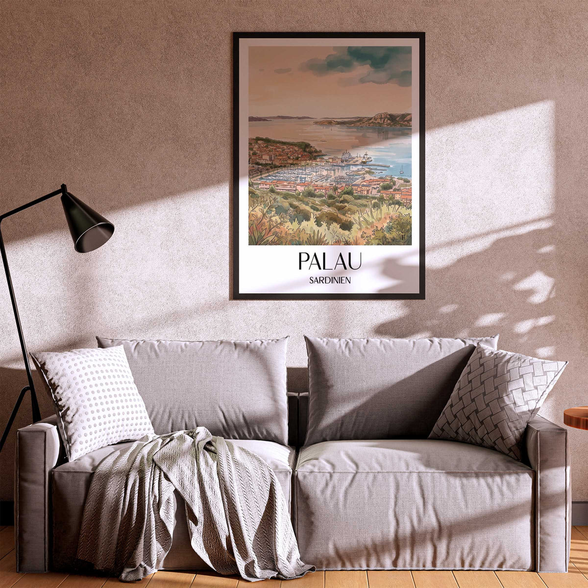 palau--sardinien-italien-poster-aquarell