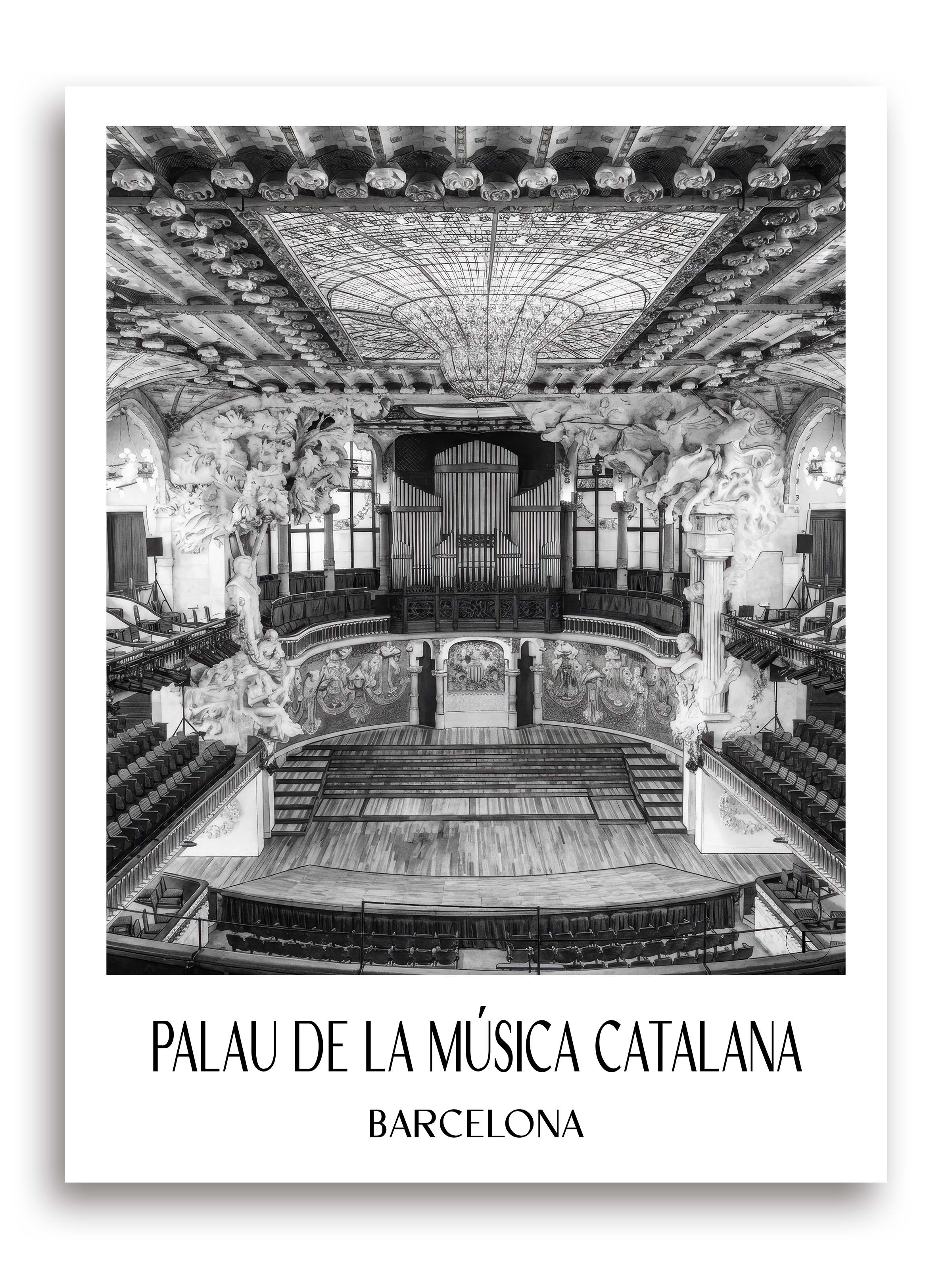 palau-de-la-música-catalana-barcelona-spanien-poster-aquarell-schwarz-weiss