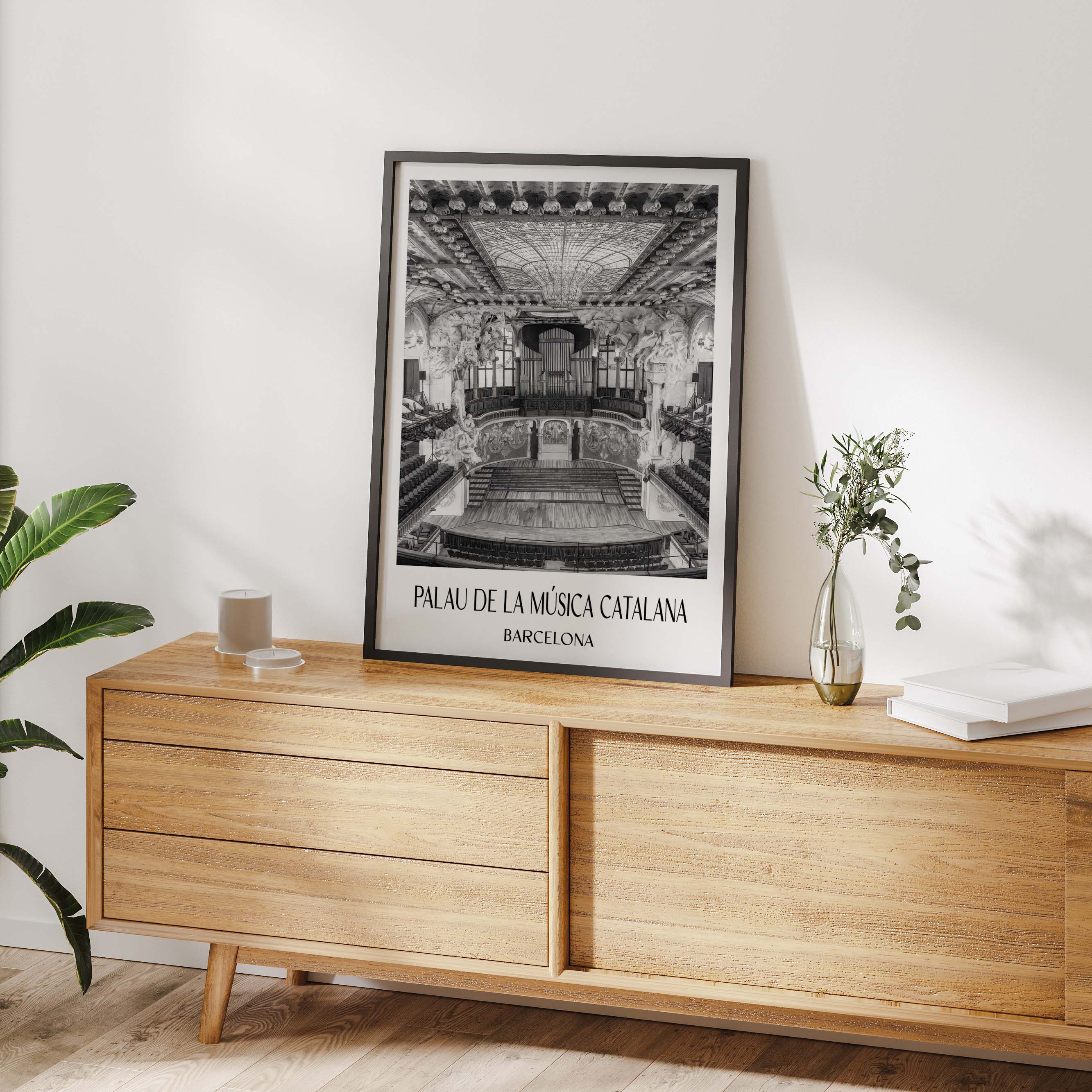 palau-de-la-música-catalana-barcelona-spanien-poster-aquarell-schwarz-weiss