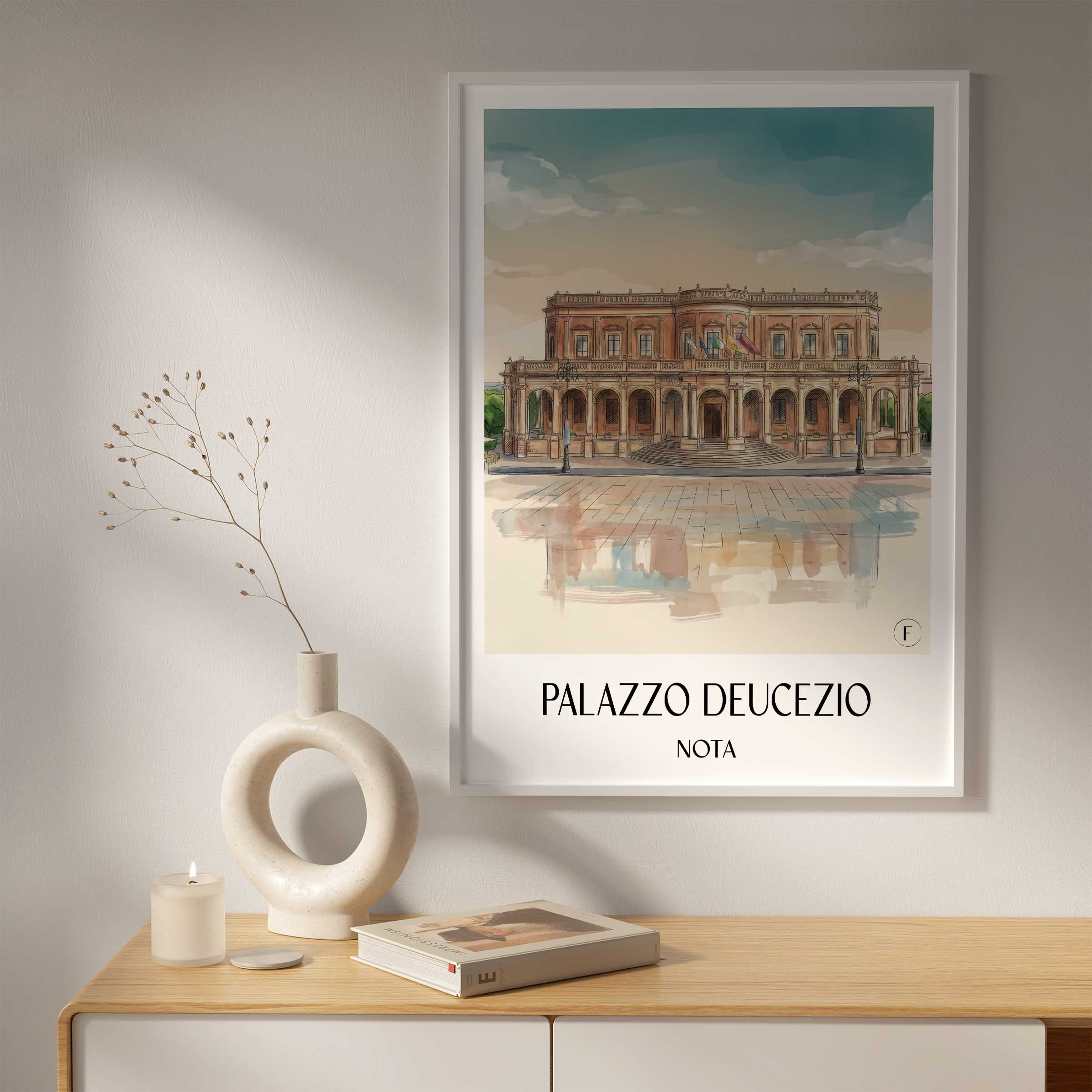 palazzo-ducezio-noto-italien-poster-aquarell