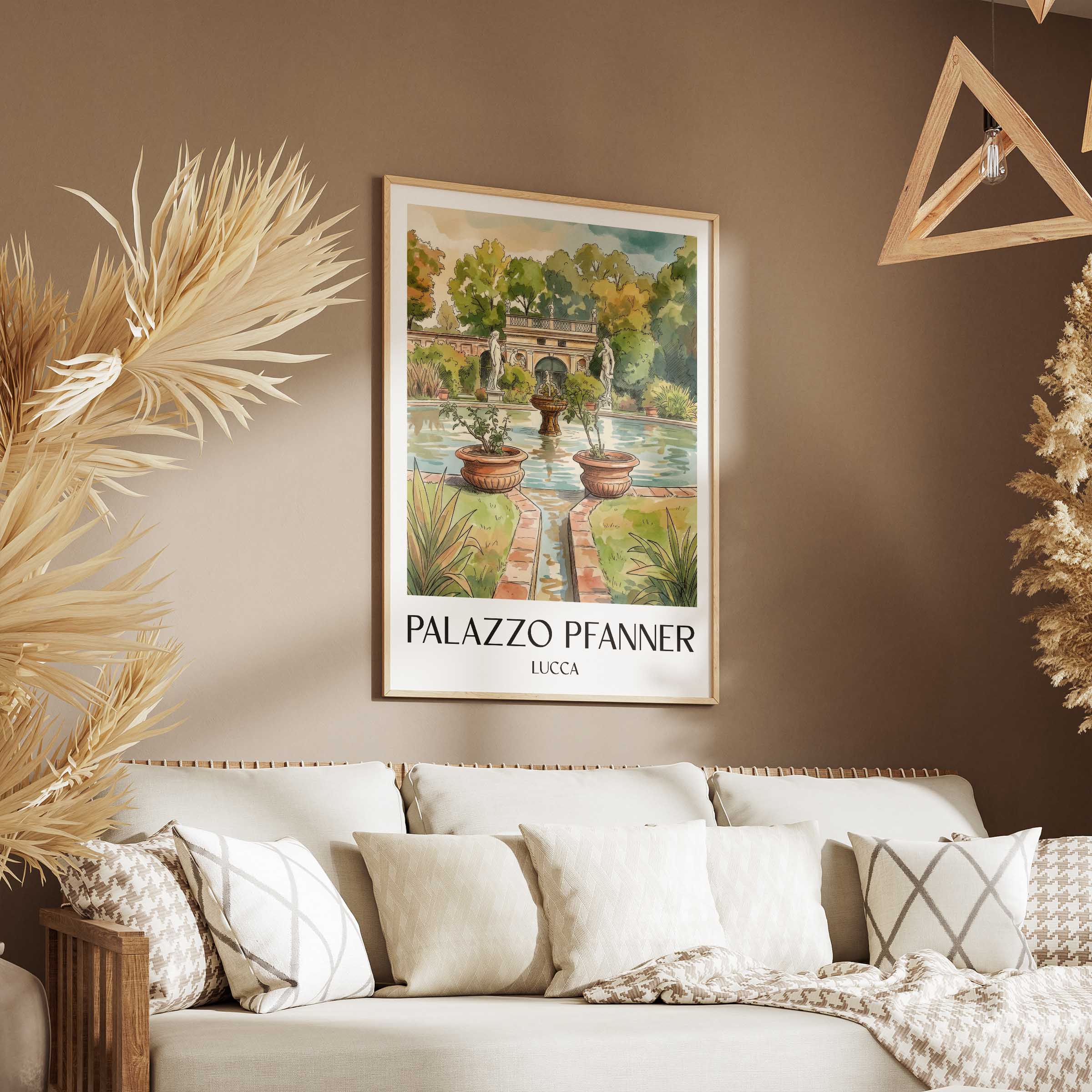 palazzo-pfanner-lucca-italien-poster-aquarell