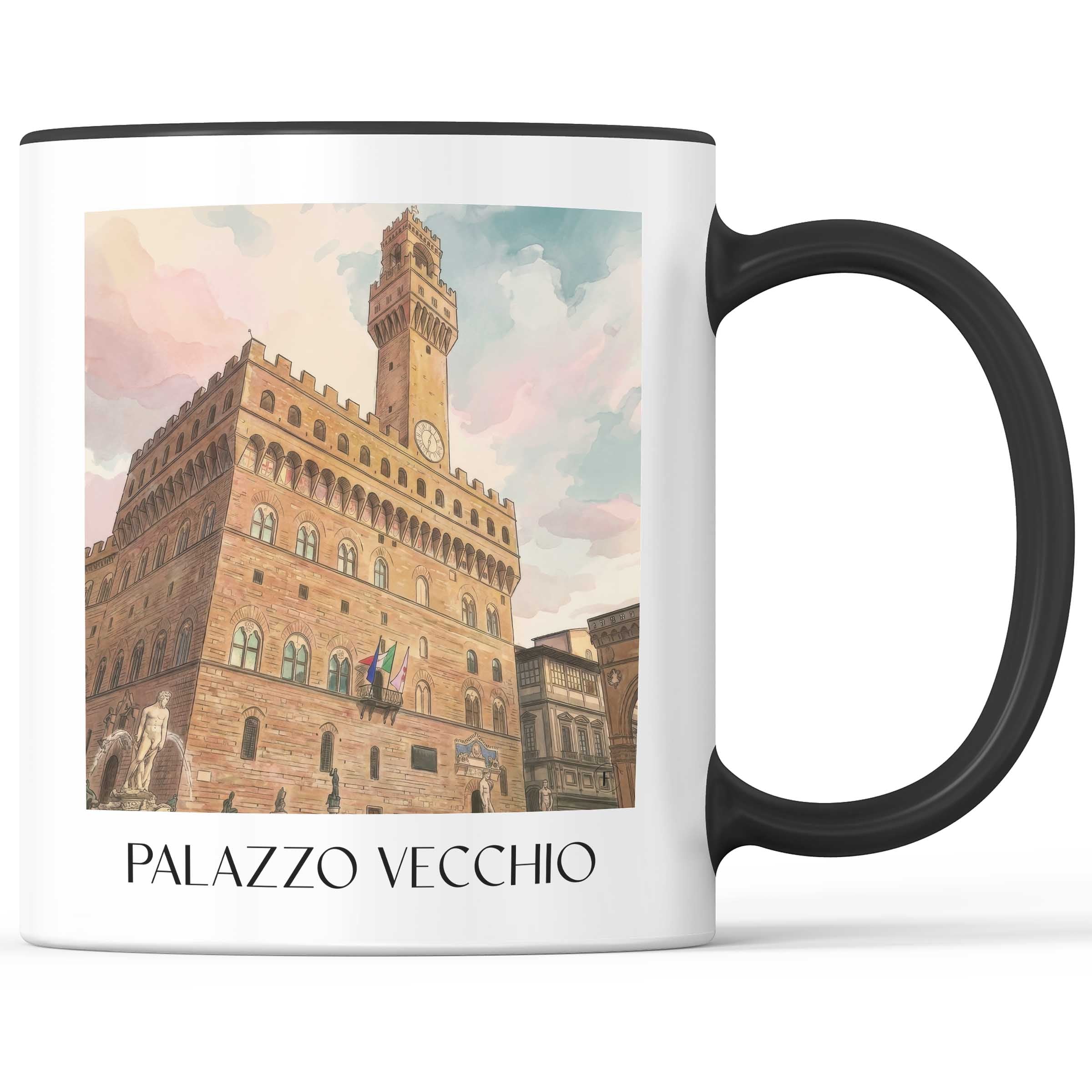 palazzo-vecchio-florenz-italien-kaffeebecher-aquarell