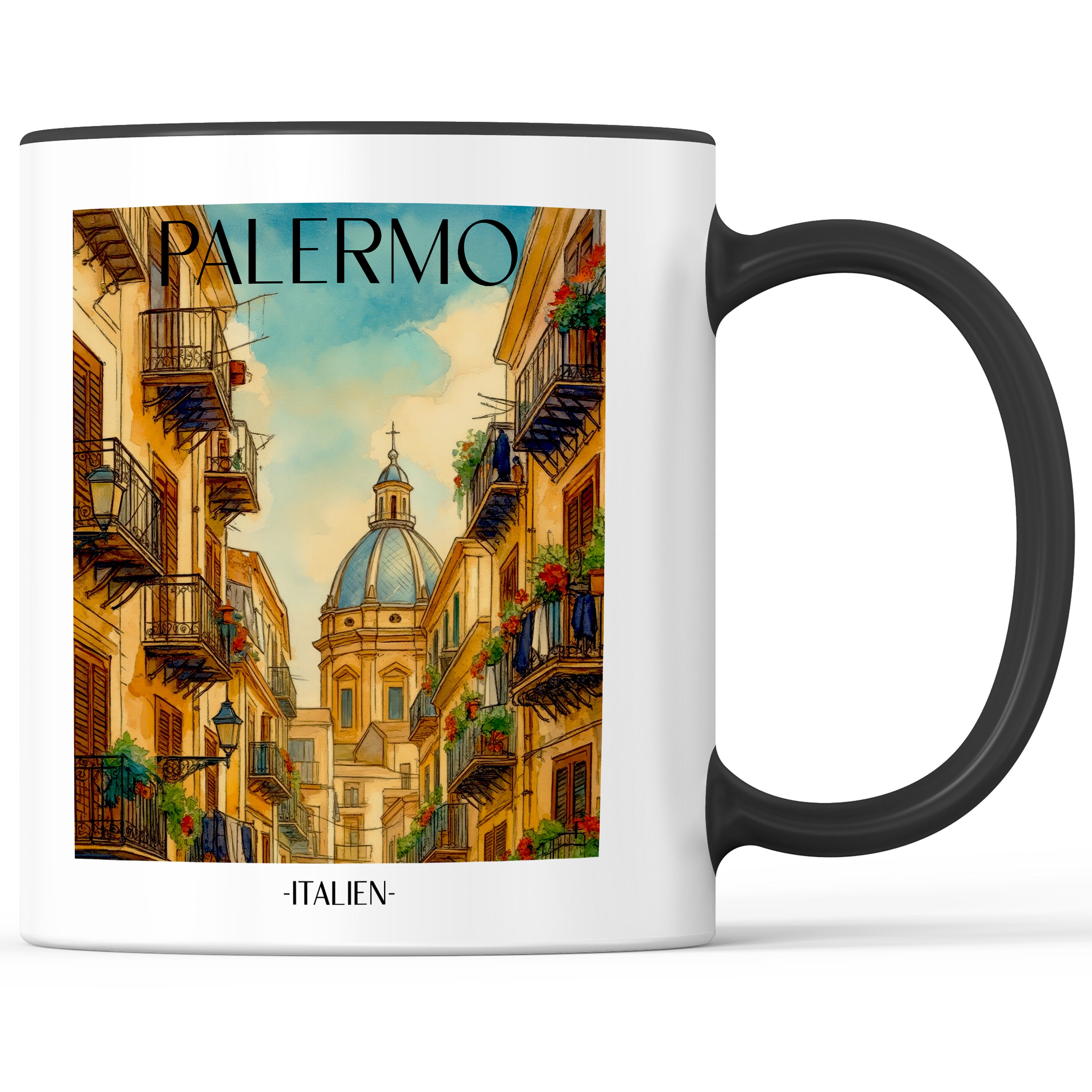 palermo-italien-einkaufstasche-aquarell