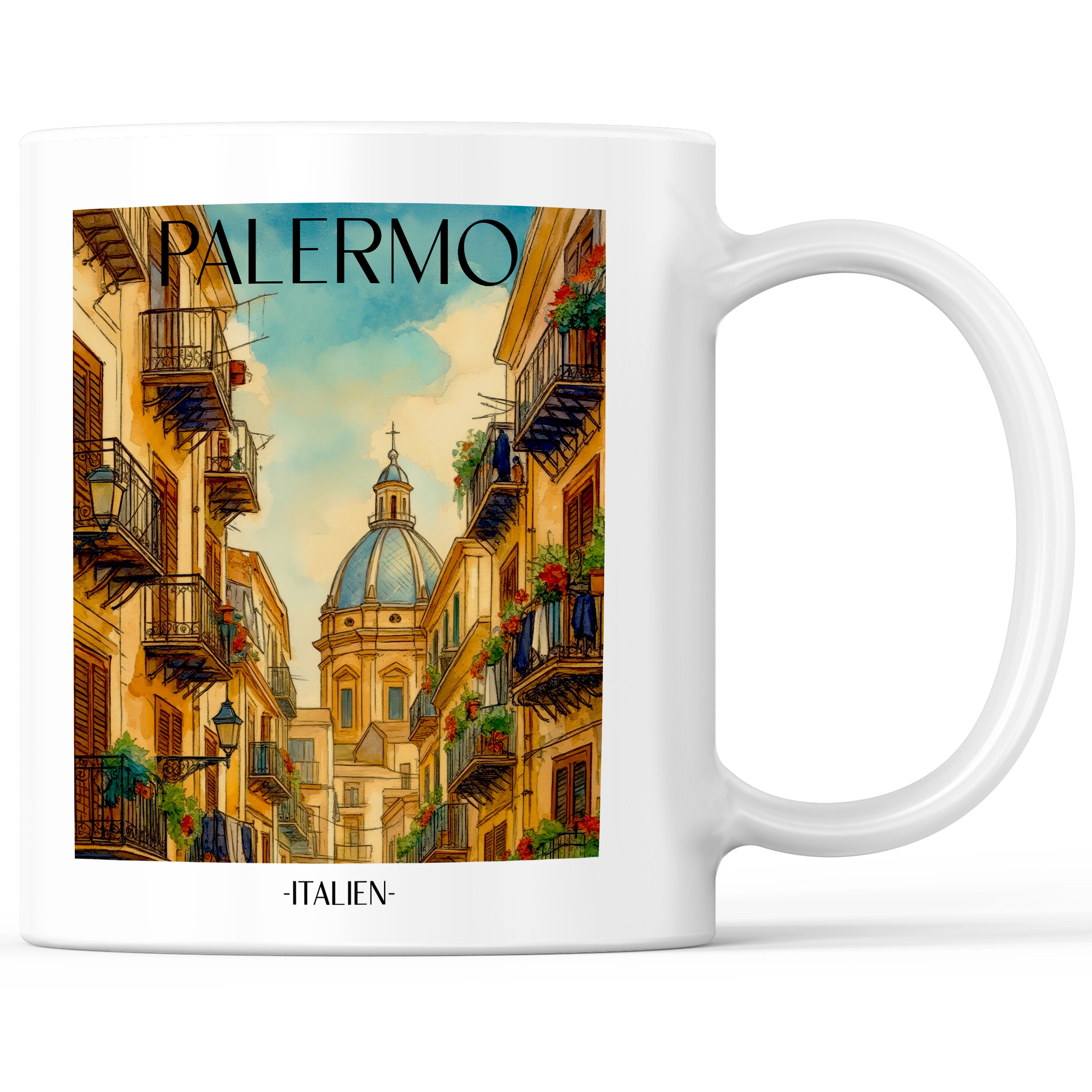 palermo-italien-einkaufstasche-aquarell