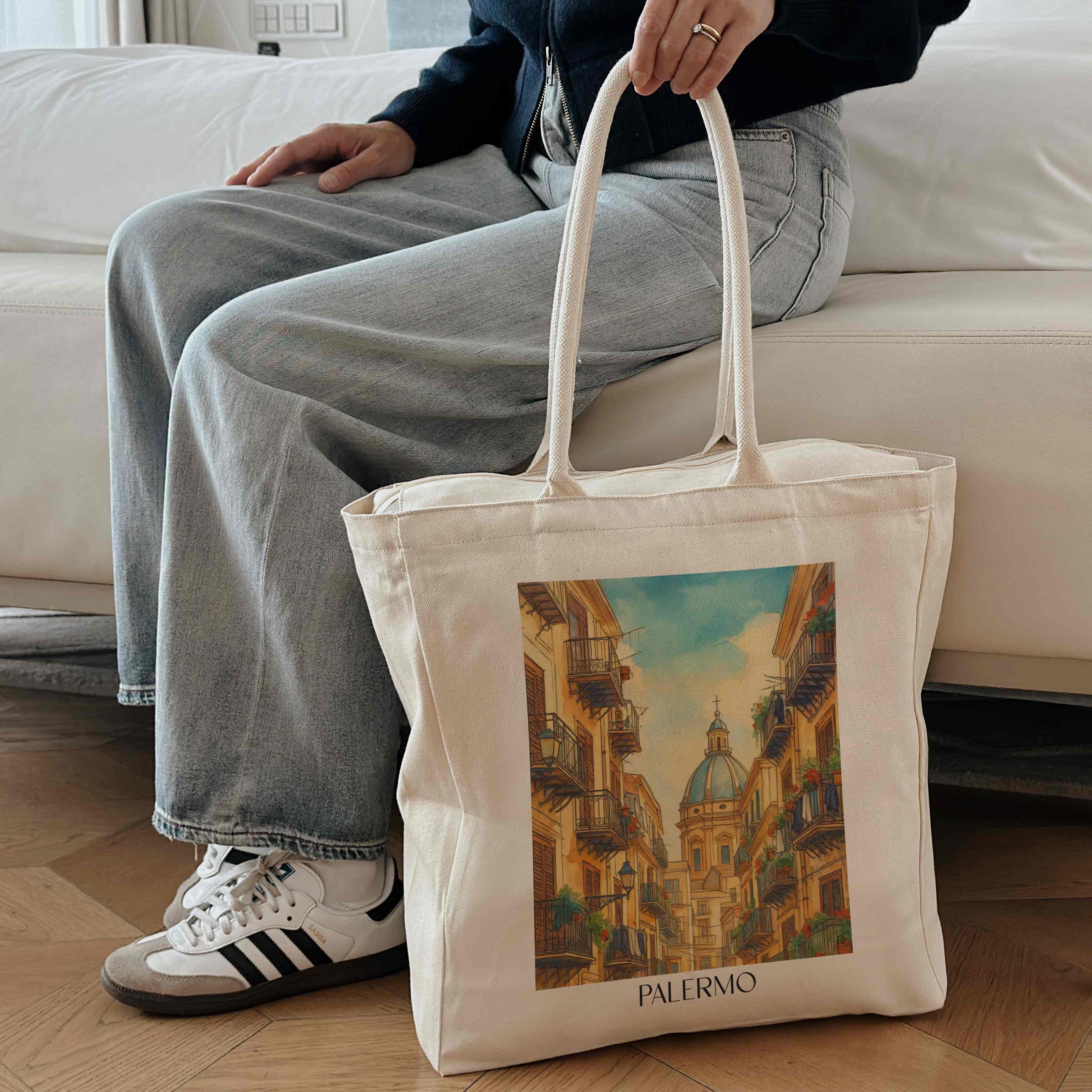 palermo-italien-einkaufstasche-aquarell