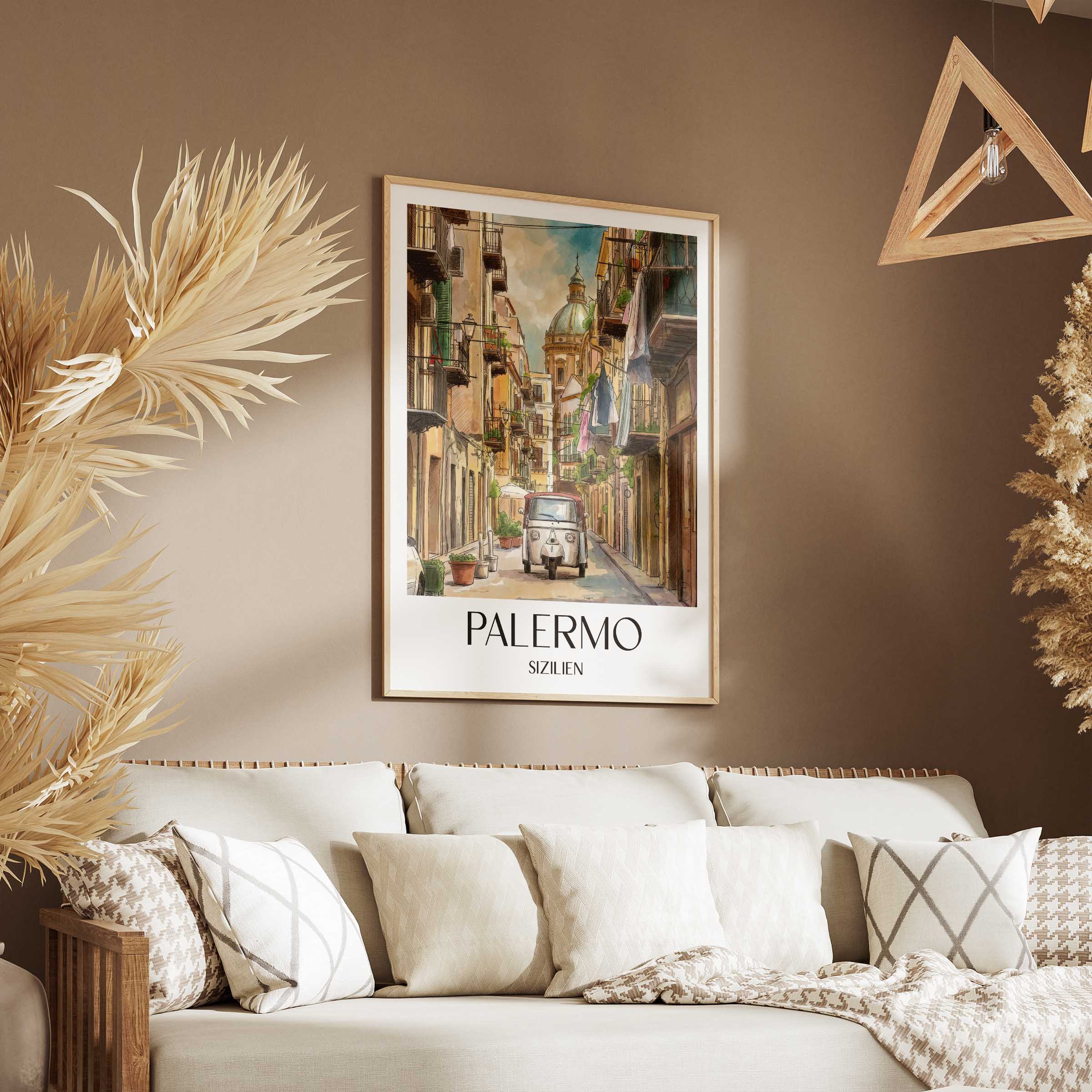 palermo-sizilien-italien-poster-aquarell