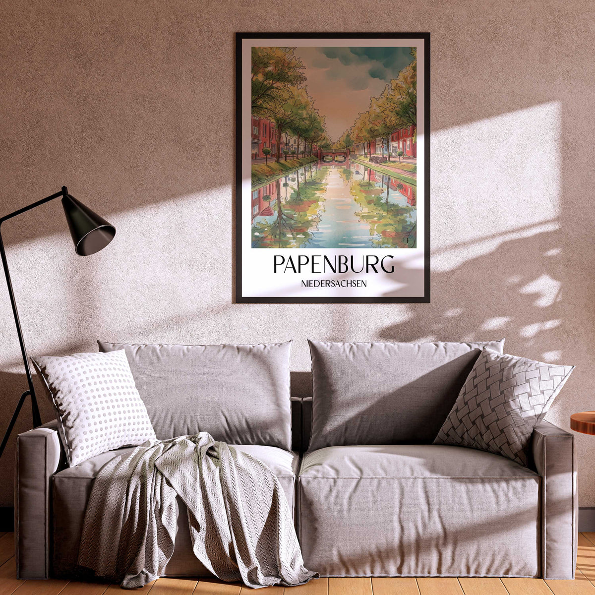papenburg-niedersachsen-deutschland-poster-aquarell