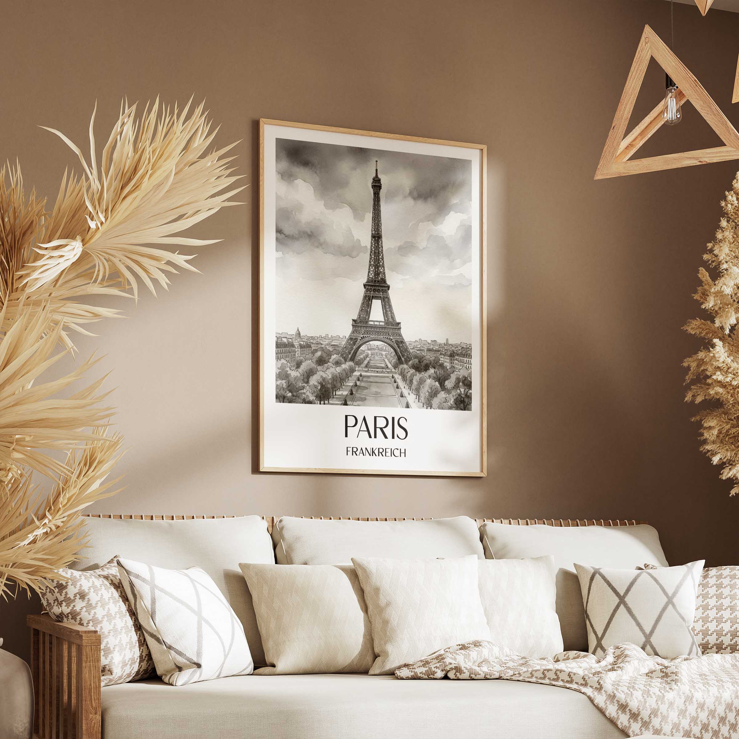 paris-frankreich-poster-aquarell-schwarz-weiss