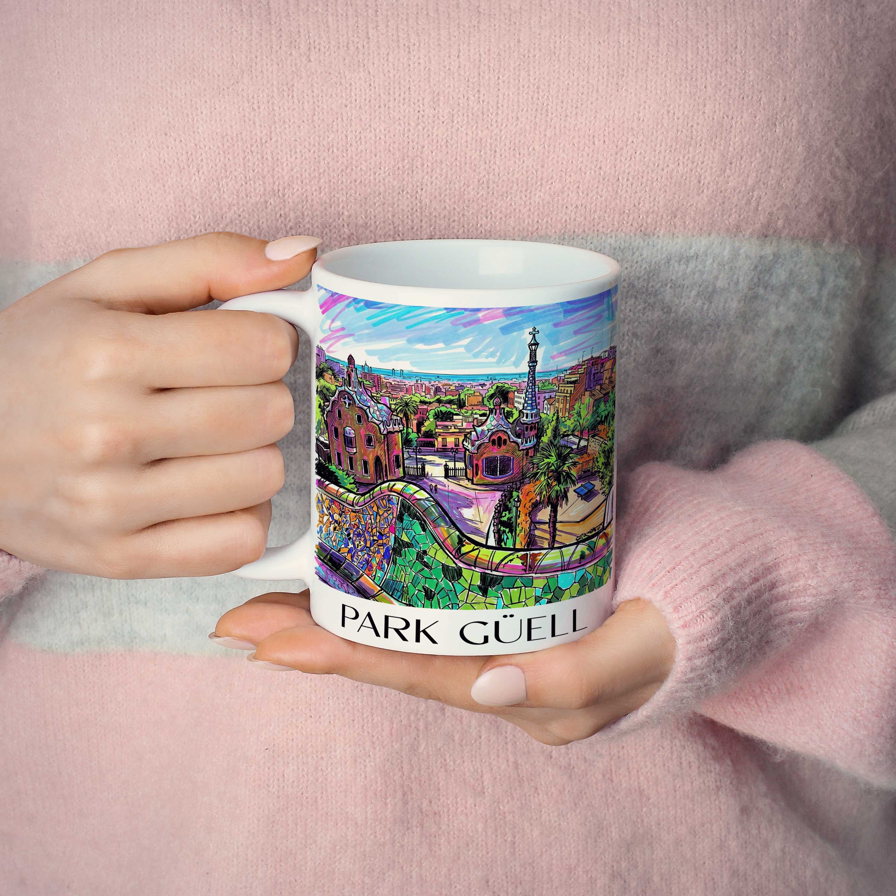park-güell-barcelona-spanien-kaffeebecher-graffiti