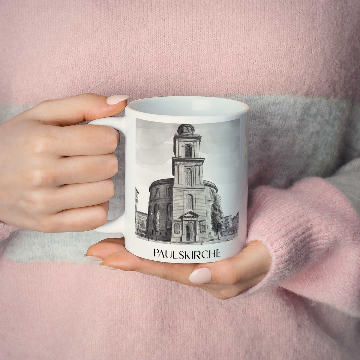 paulskirche-frankfurt-deutschland-kaffeebecher-aquarell-schwarz-weiss