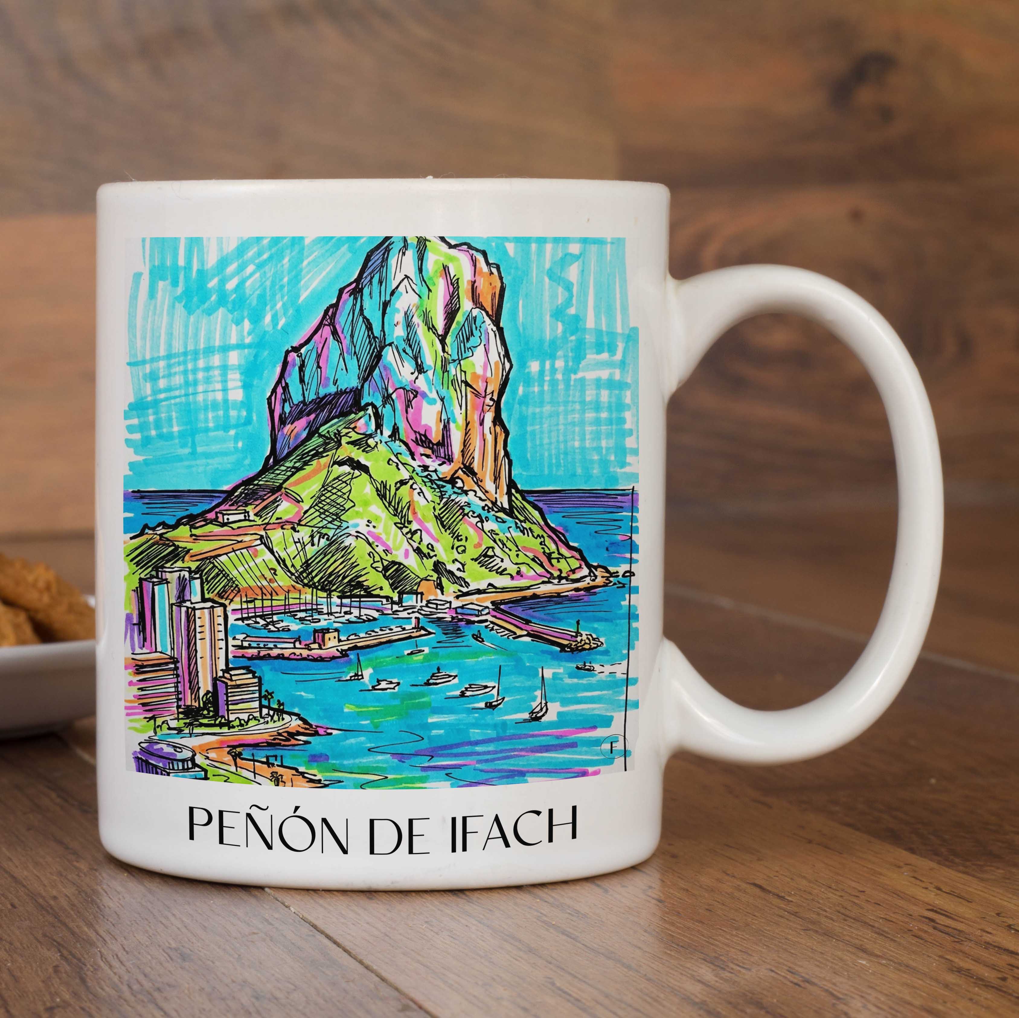 peñón-de-ifach-calpe-spanien-kaffeebecher-graffiti
